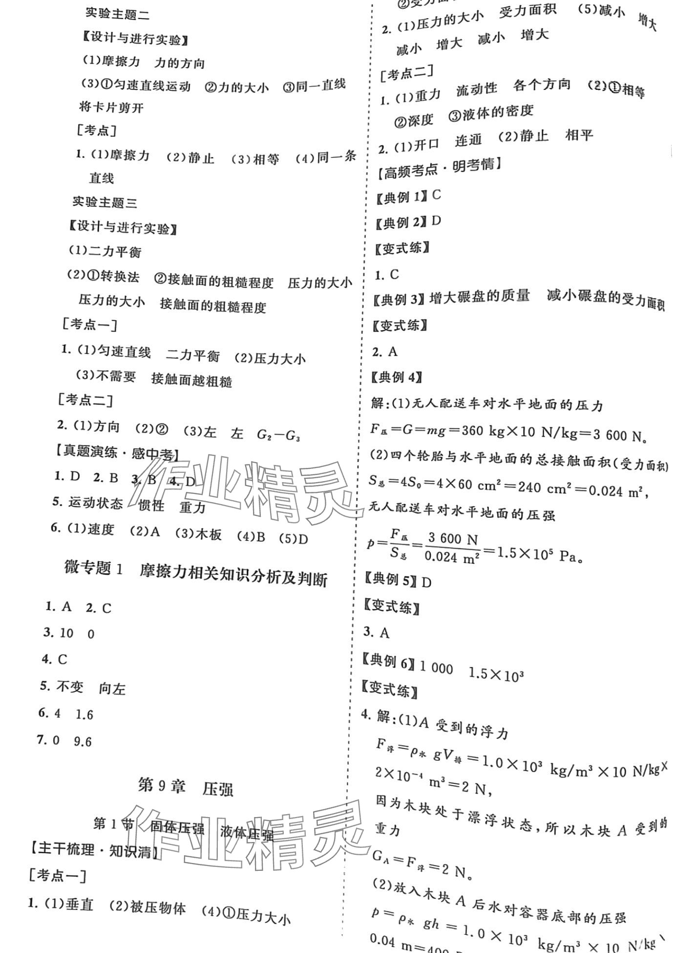 2024年初中總復(fù)習(xí)山東畫報出版社物理 第10頁