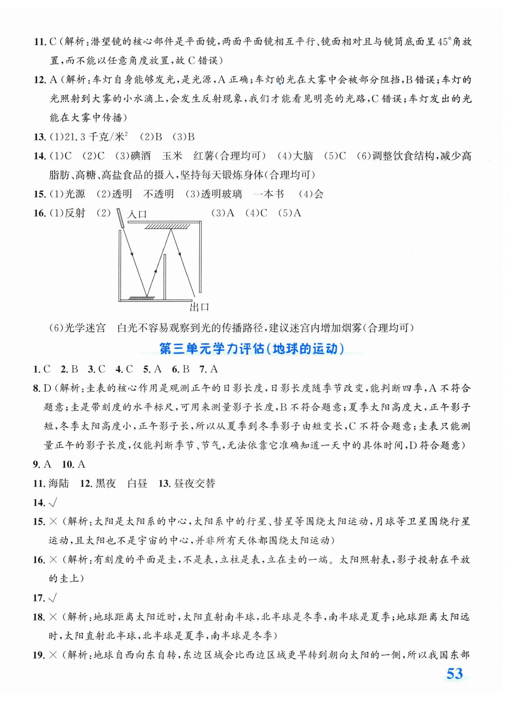 2026年奔跑吧全程领航卷六年级科学上册教科版&nbsp;第2页
