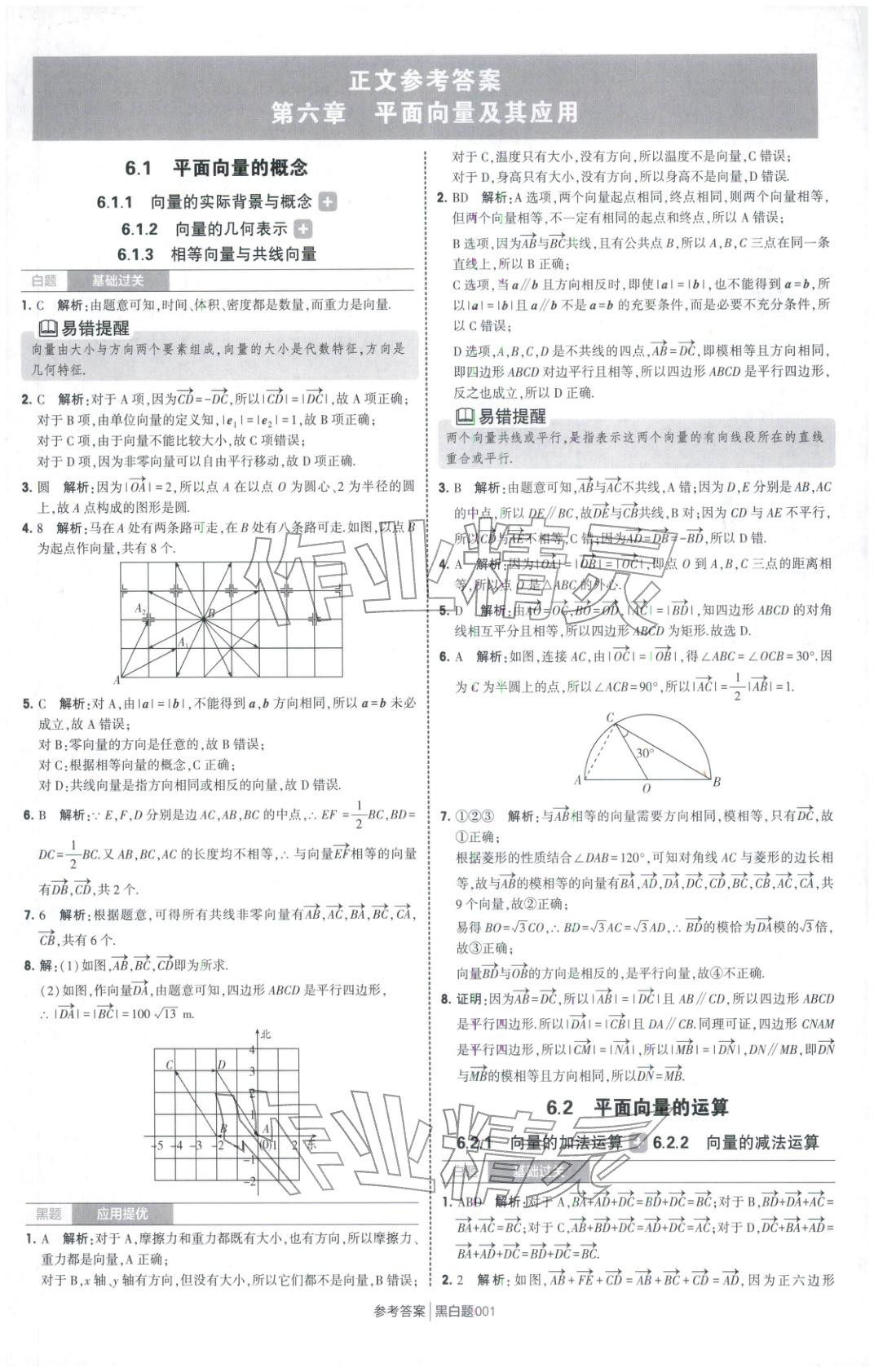 2026年经纶学典学霸黑白题高中数学必修第二册人教版 第1页