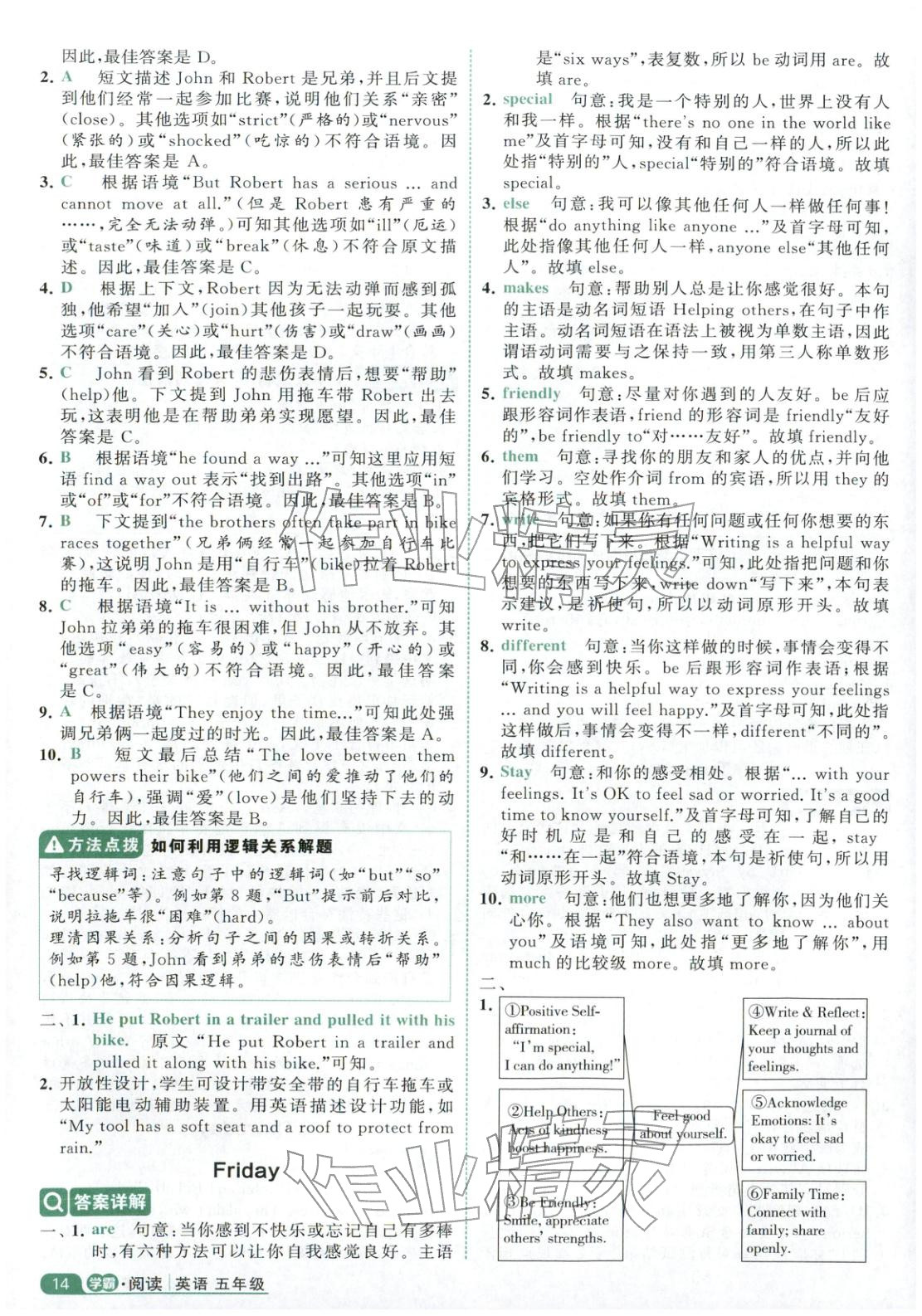2025年经纶学霸阅读英语100篇五年级英语 第14页