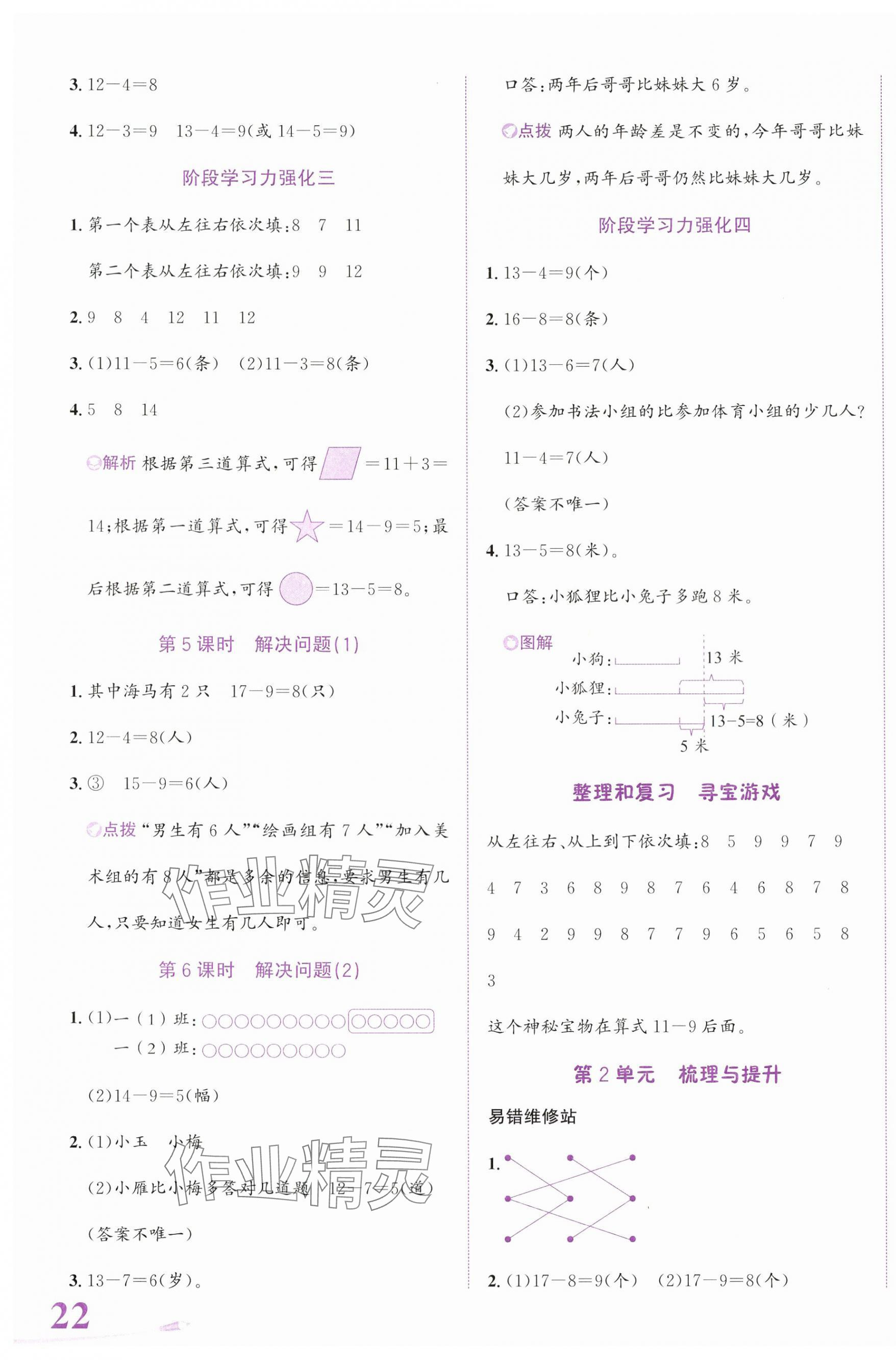 2024年奔跑吧少年一年級(jí)數(shù)學(xué)下冊(cè)人教版 第3頁