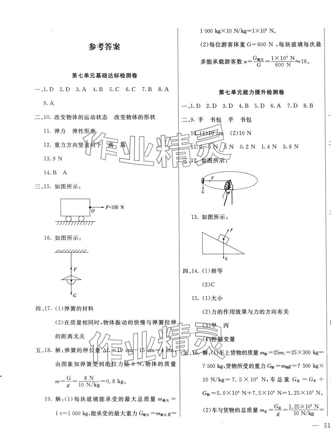 2024年同步檢測卷八年級物理下冊人教版 第1頁