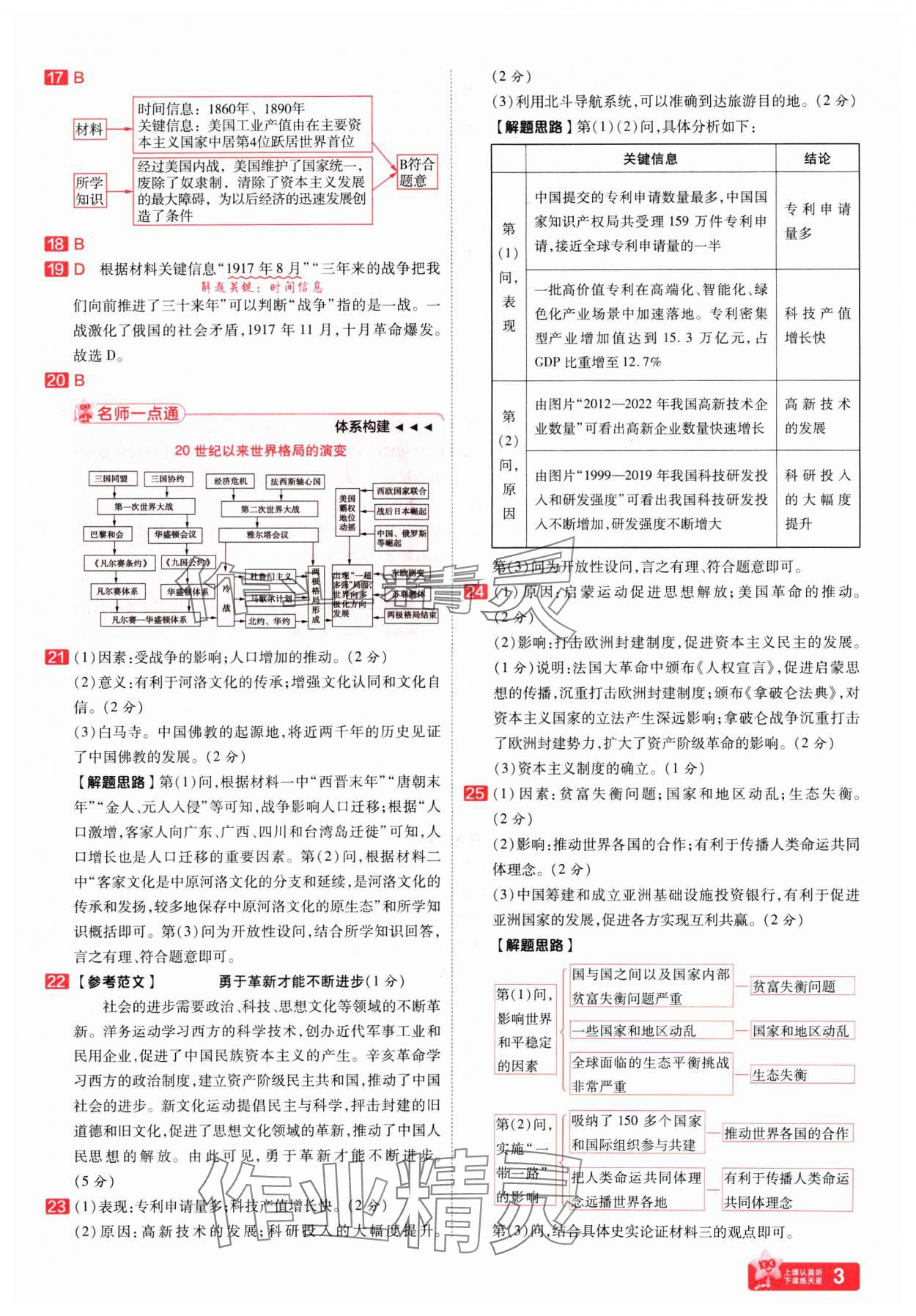 2025年金考卷百校聯(lián)盟系列中考領(lǐng)航卷歷史河南專版 第3頁