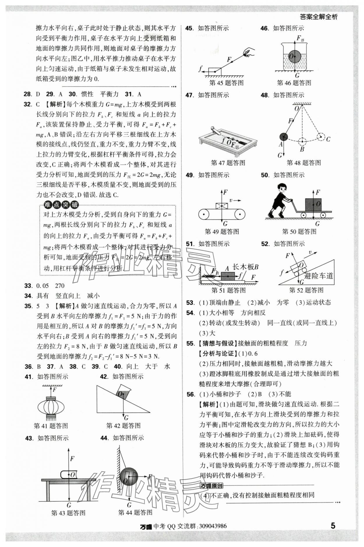 2024年萬唯中考真題分類物理&nbsp;第5頁