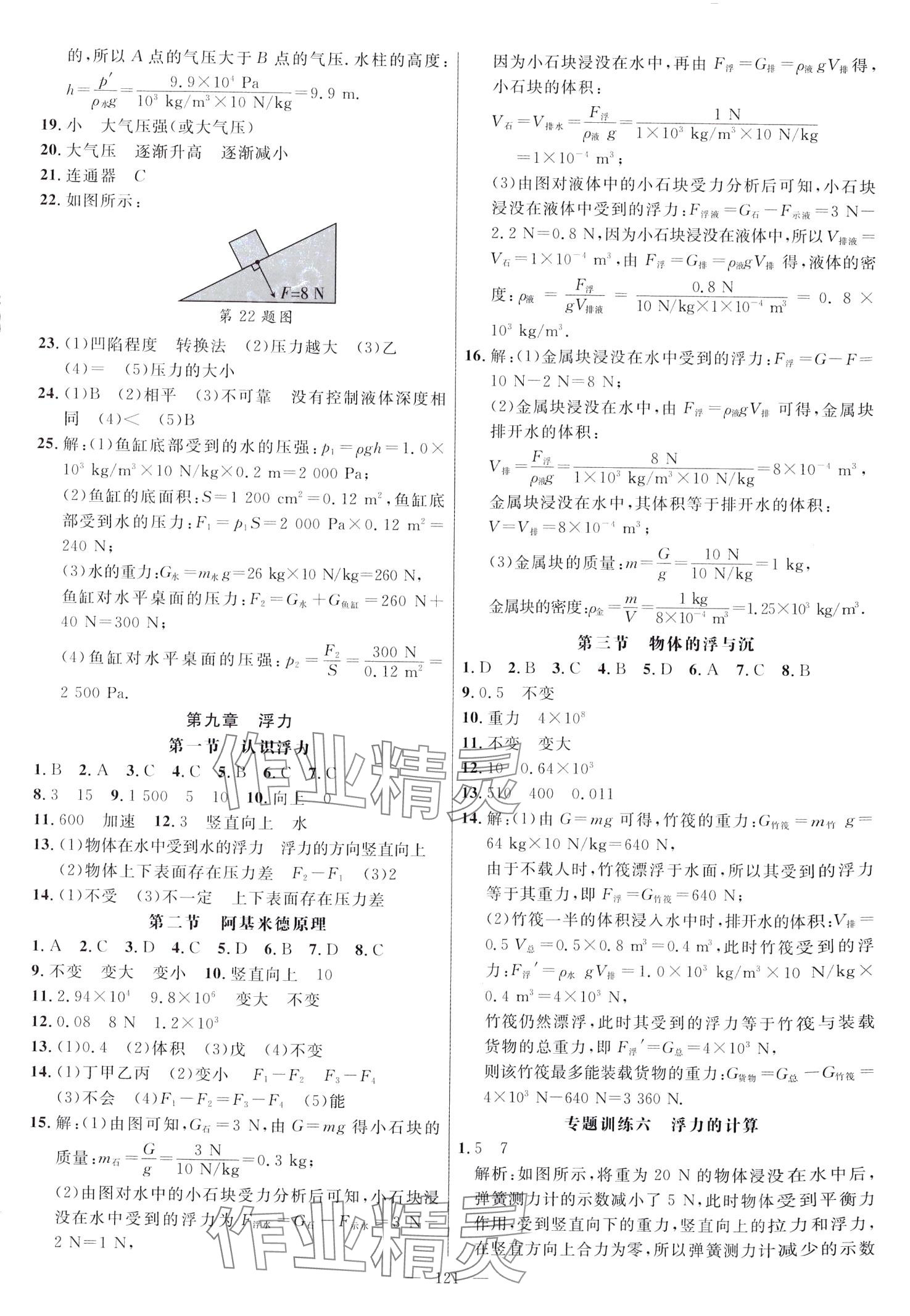 2024年細(xì)解巧練八年級(jí)物理下冊(cè)滬科版 第5頁