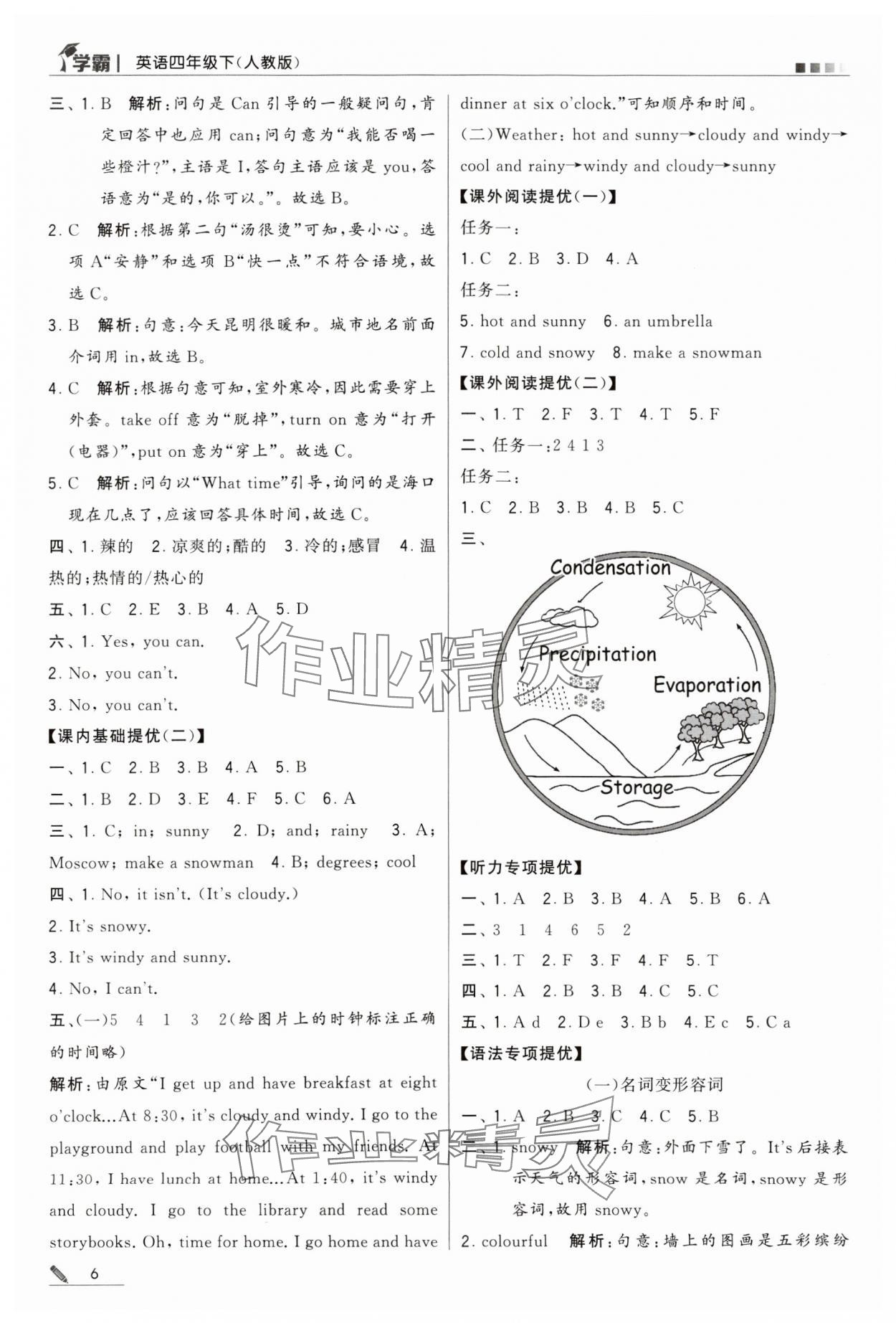 2024年喬木圖書(shū)學(xué)霸四年級(jí)英語(yǔ)下冊(cè)人教版 第6頁(yè)