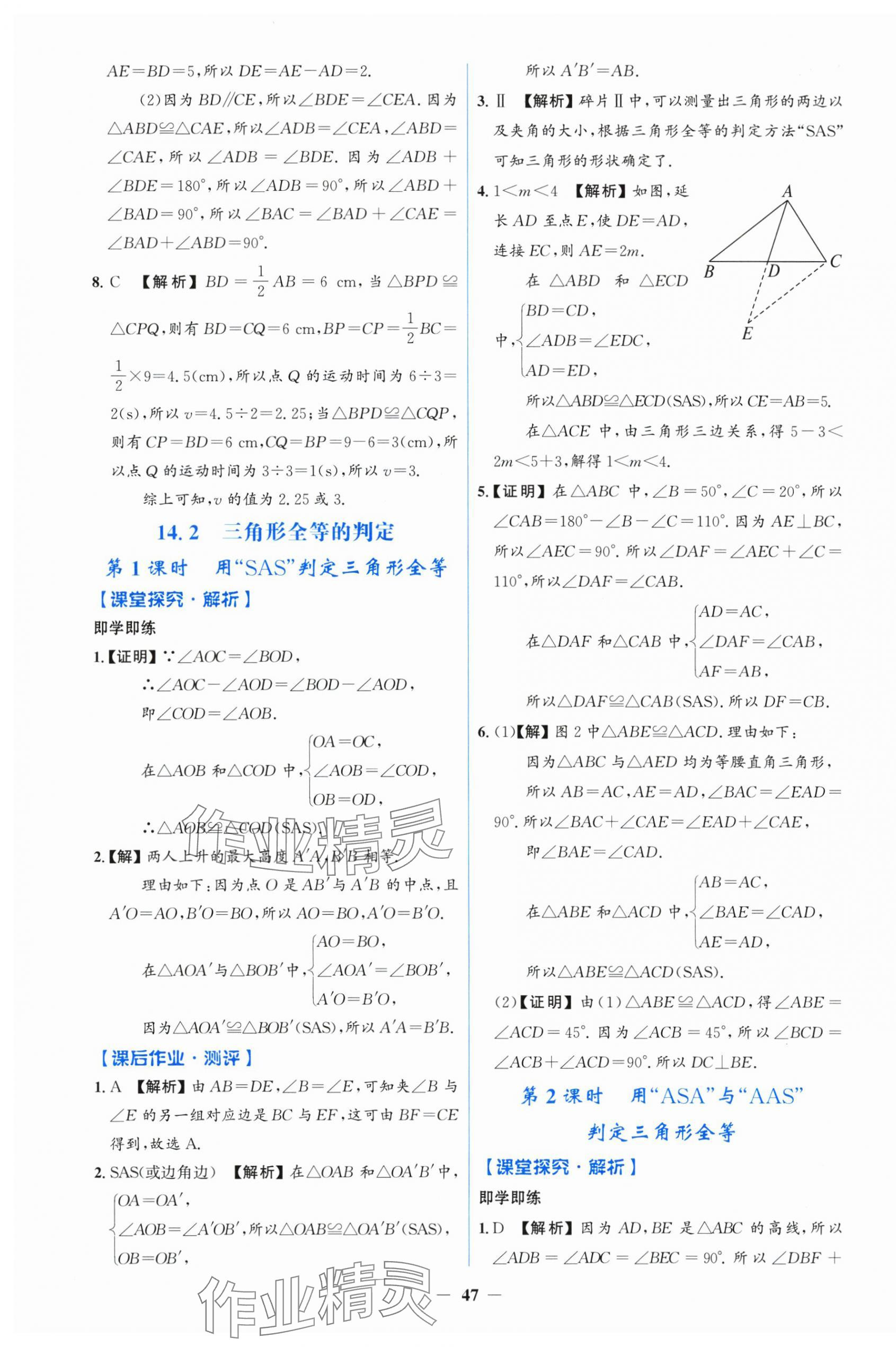 2025年同步解析与测评学考练八年级数学上册人教版 第7页