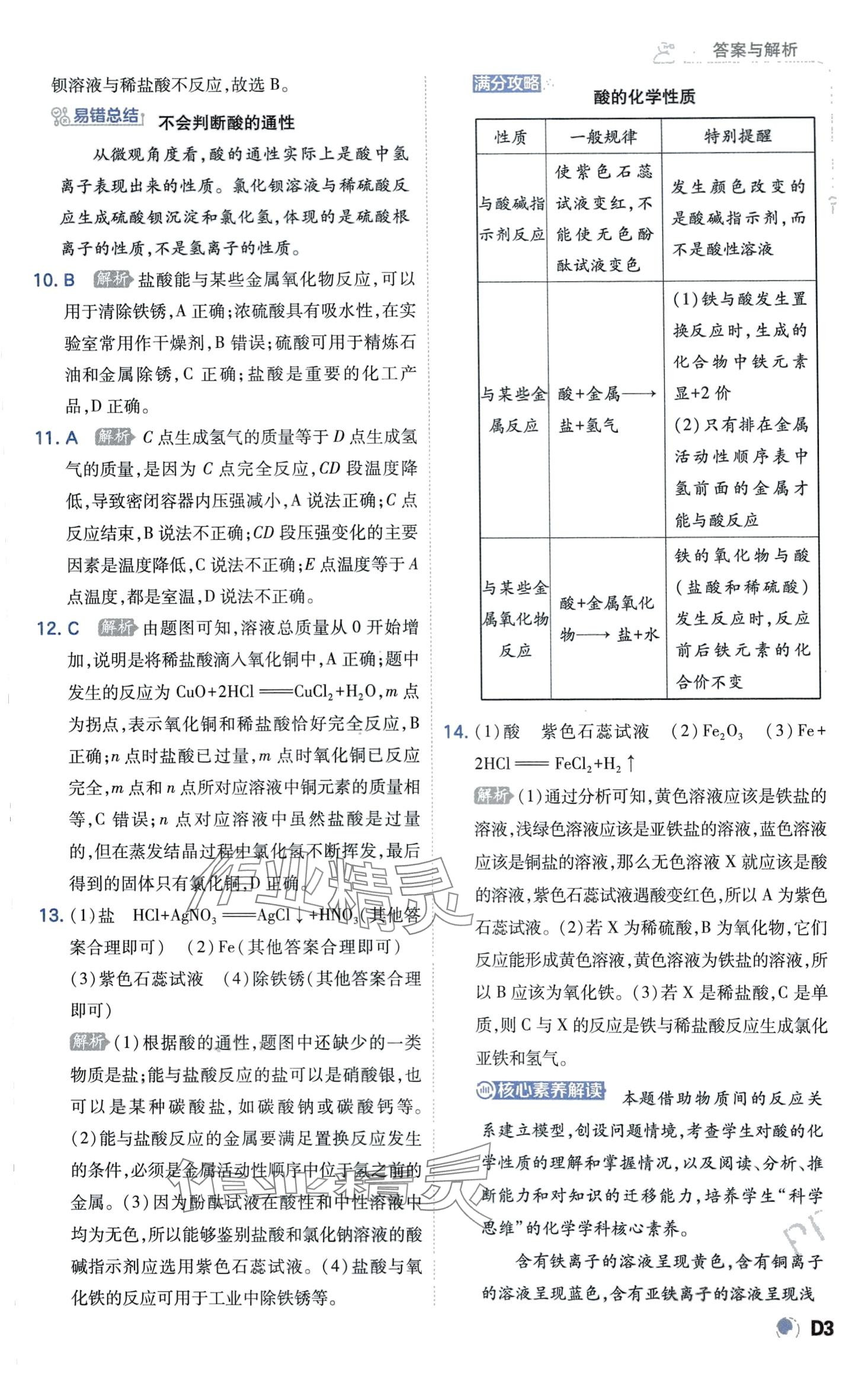 2024年少年班九年級化學下冊魯教版 第3頁