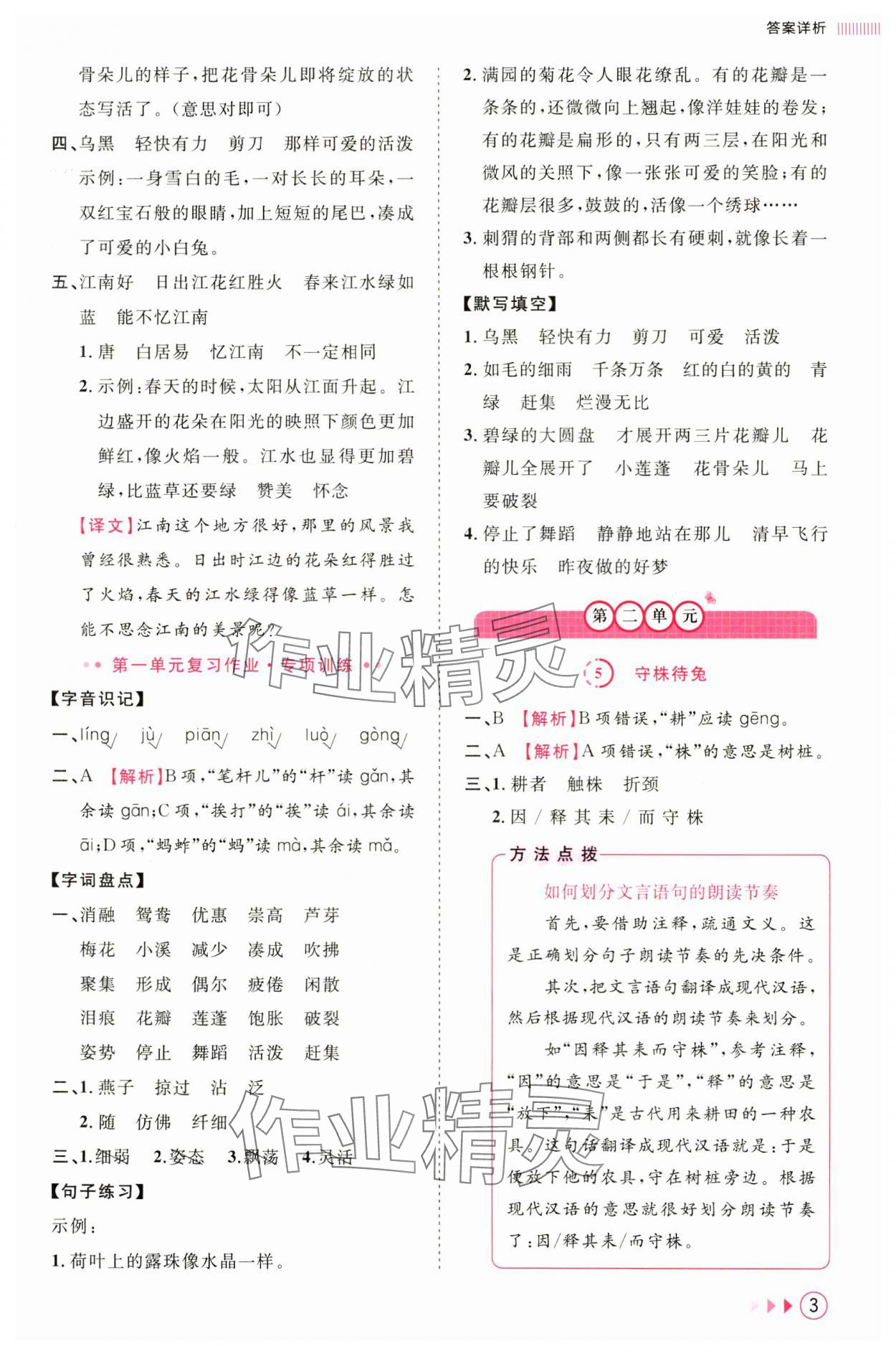 2025年訓練達人三年級語文下冊人教版 第3頁