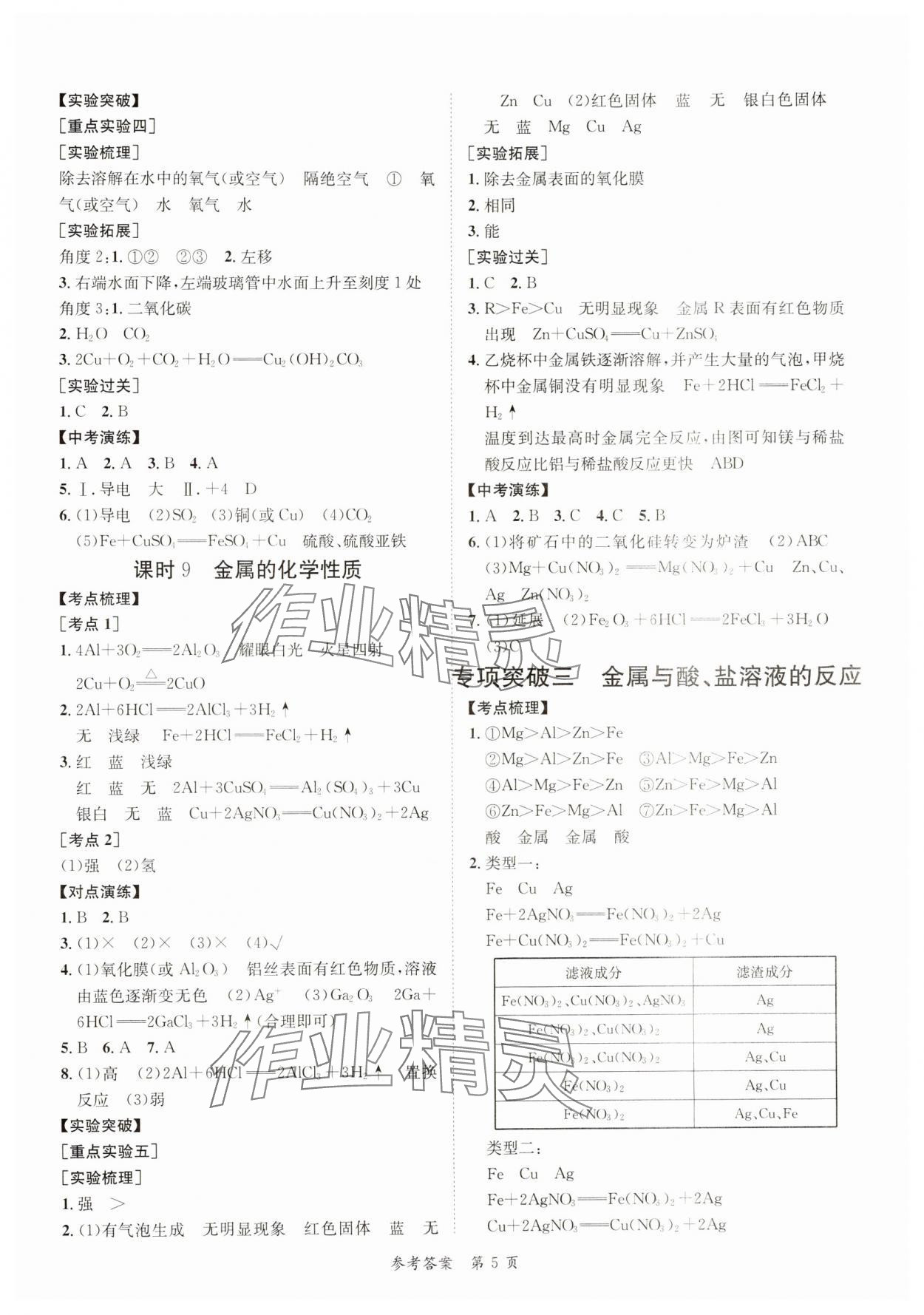2025年中考突破化學中考 第5頁
