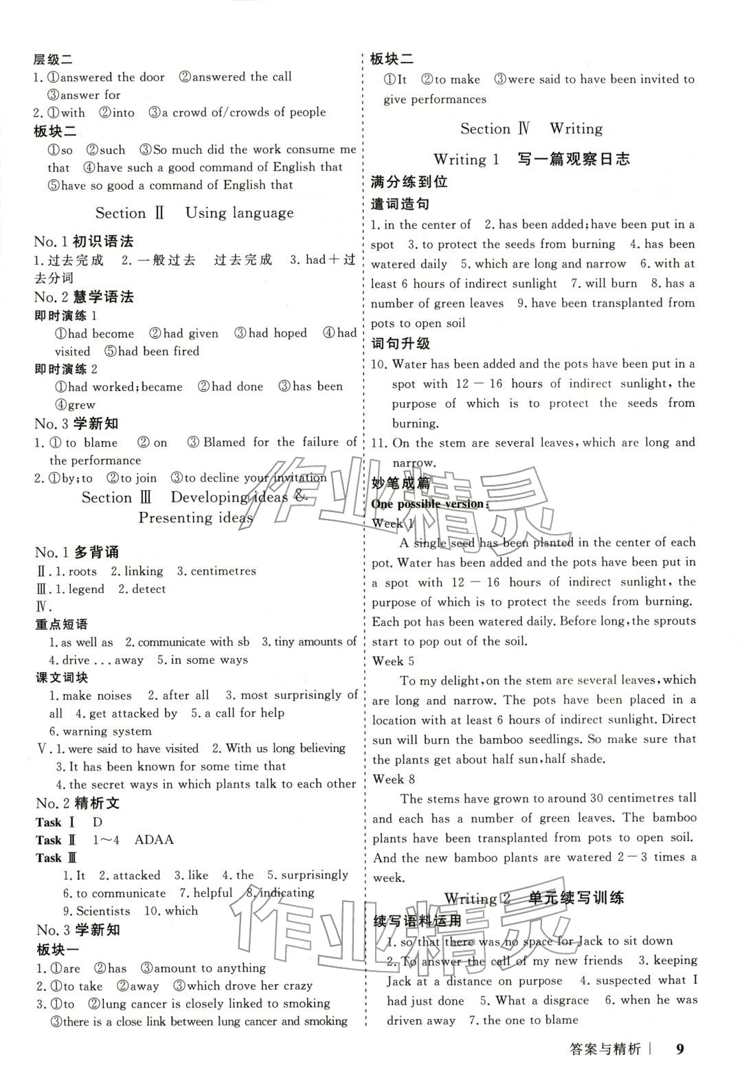 2025年高考领航高中同步核心辅导与测评高中英语选择性必修第一册外研版 第9页