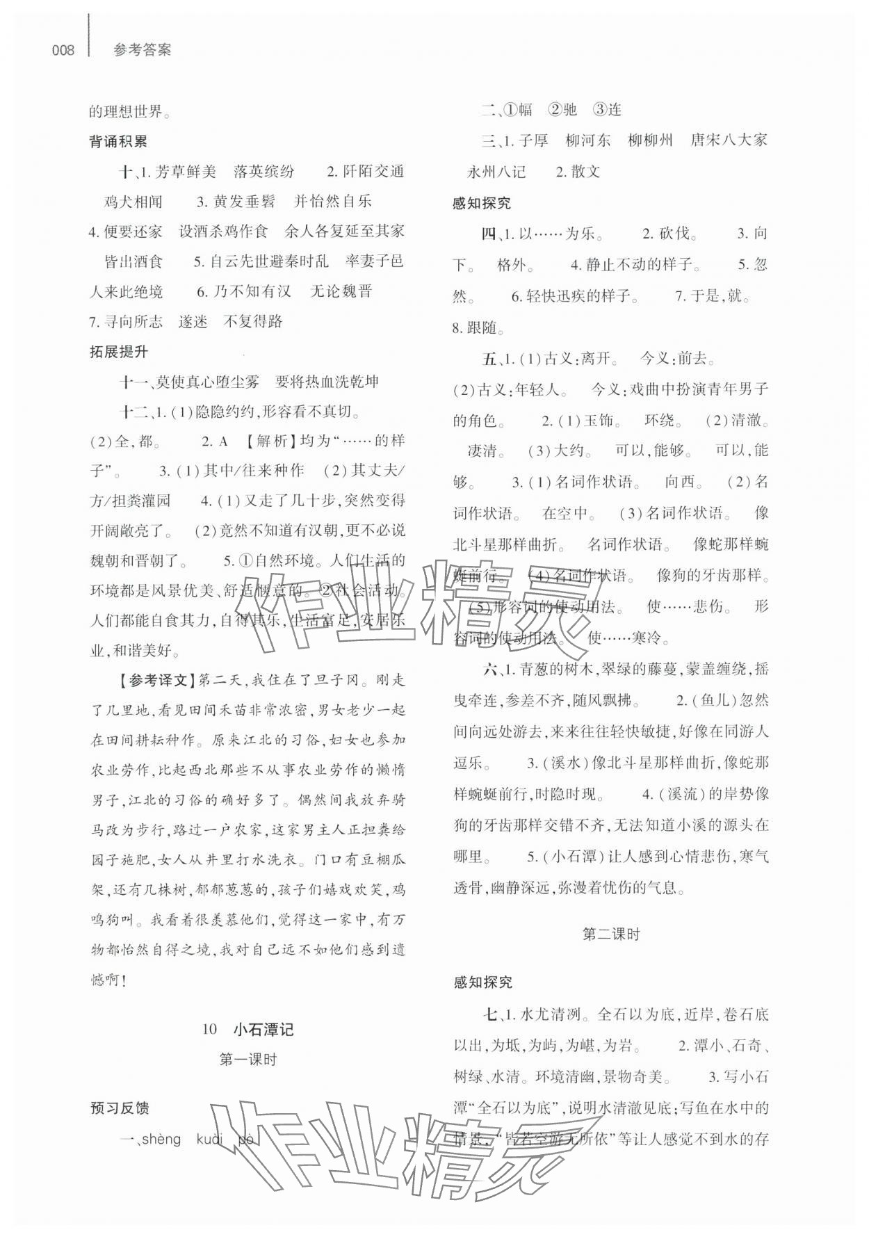 2025年基礎(chǔ)訓(xùn)練大象出版社八年級(jí)語文下冊人教版 第8頁