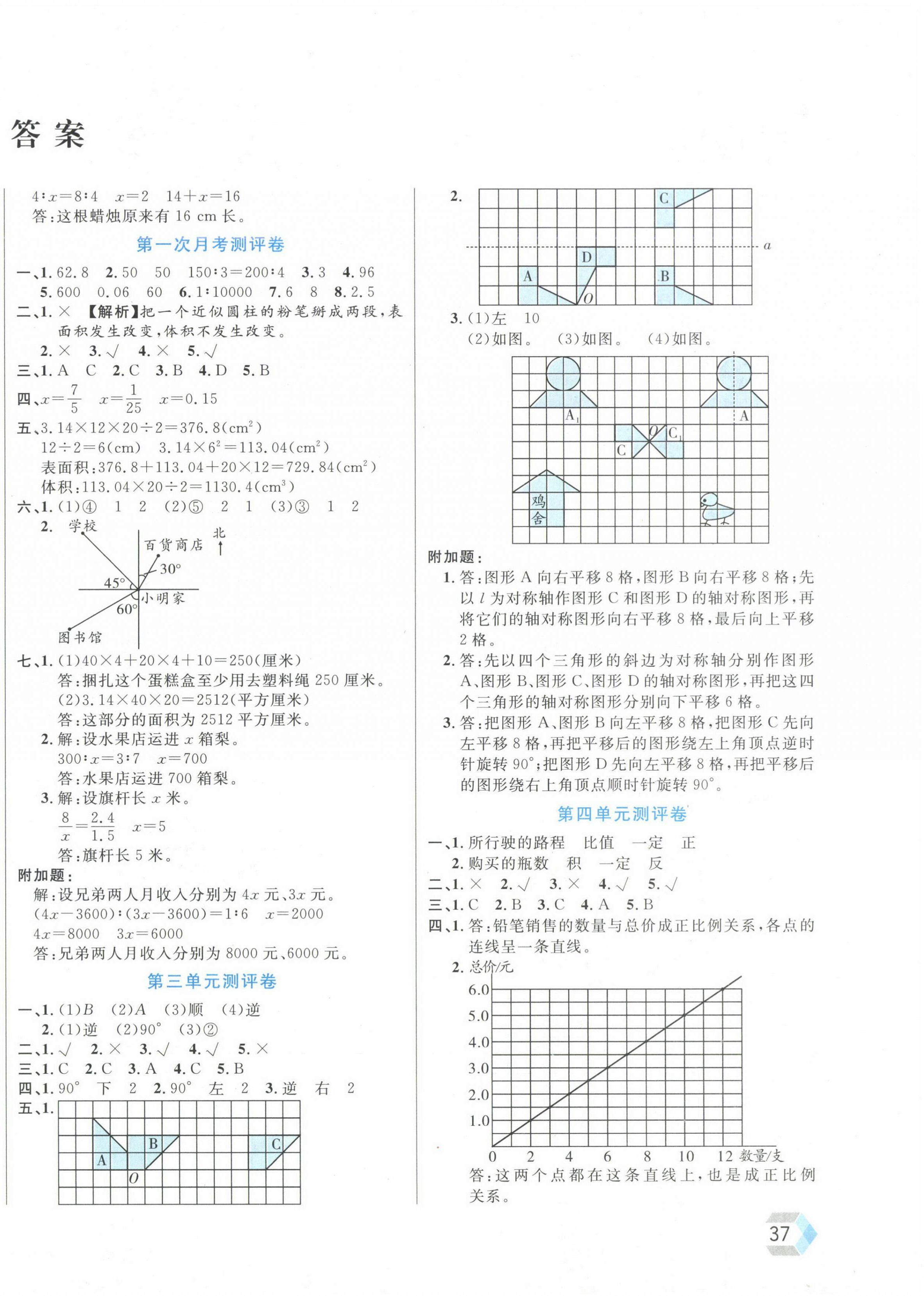 2025年全優100分學霸必刷卷六年級數學下冊北師大版 第2頁