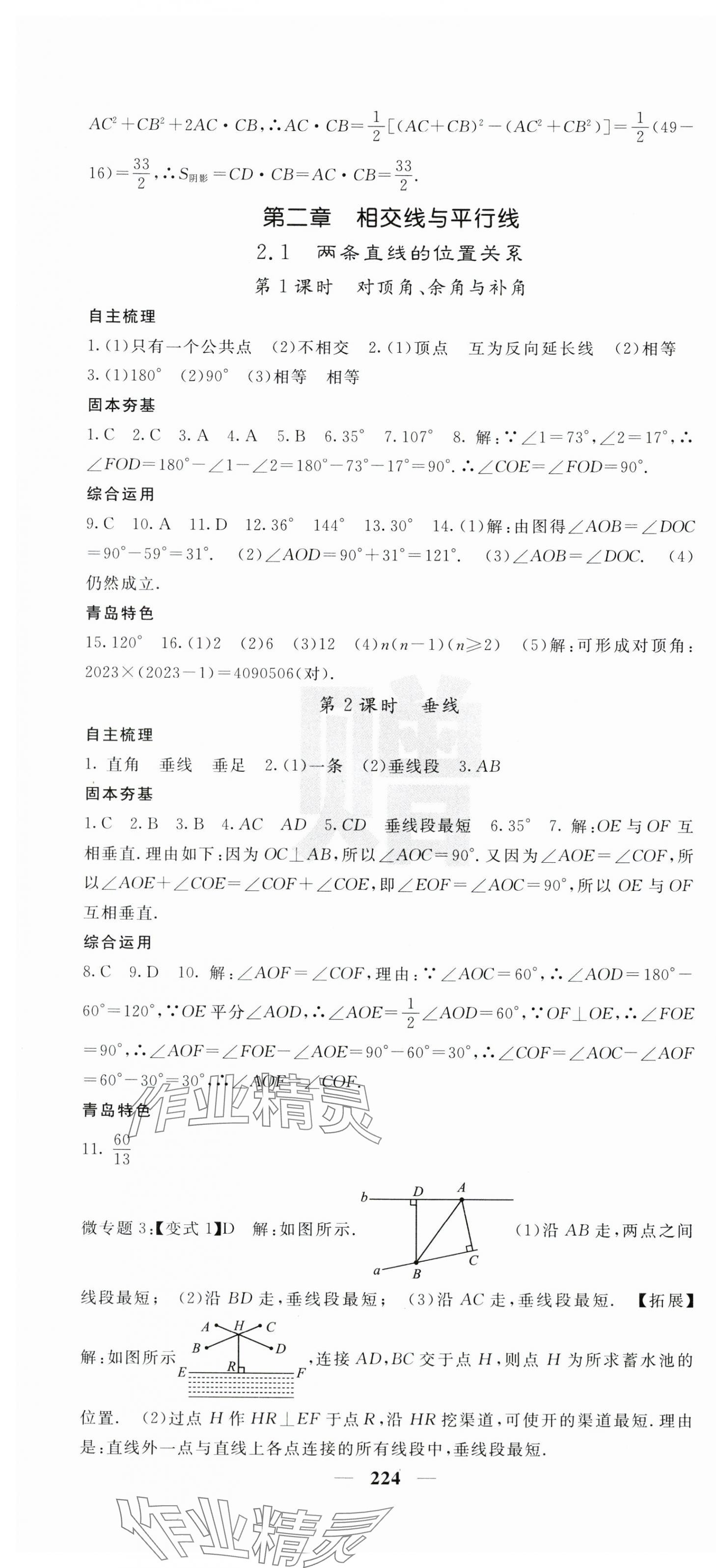 2024年名校課堂內(nèi)外七年級(jí)數(shù)學(xué)下冊(cè)北師大版青島專版 第10頁