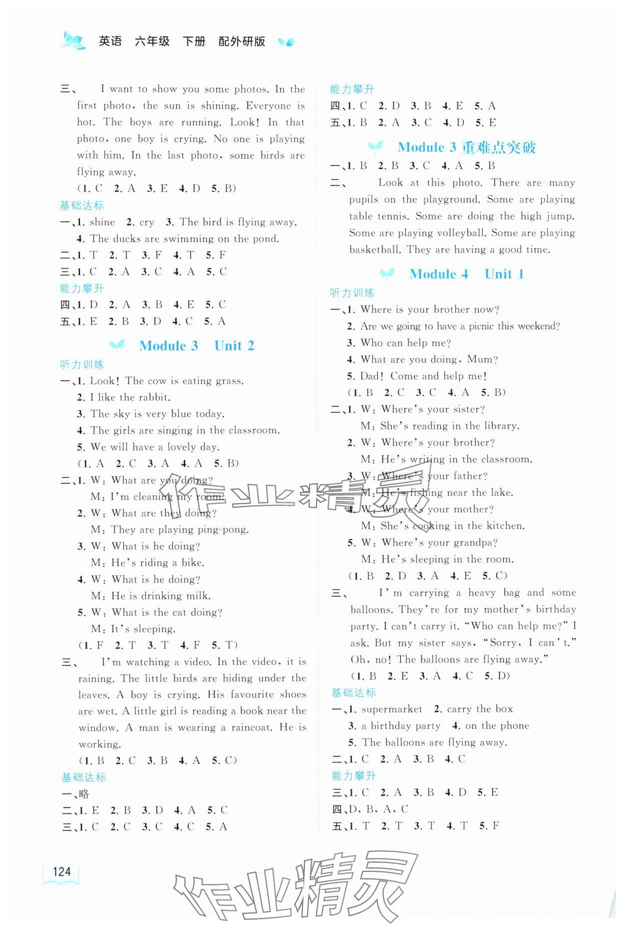 2025年新課程學(xué)習(xí)與測(cè)評(píng)同步學(xué)習(xí)六年級(jí)英語(yǔ)下冊(cè)外研版 第4頁(yè)