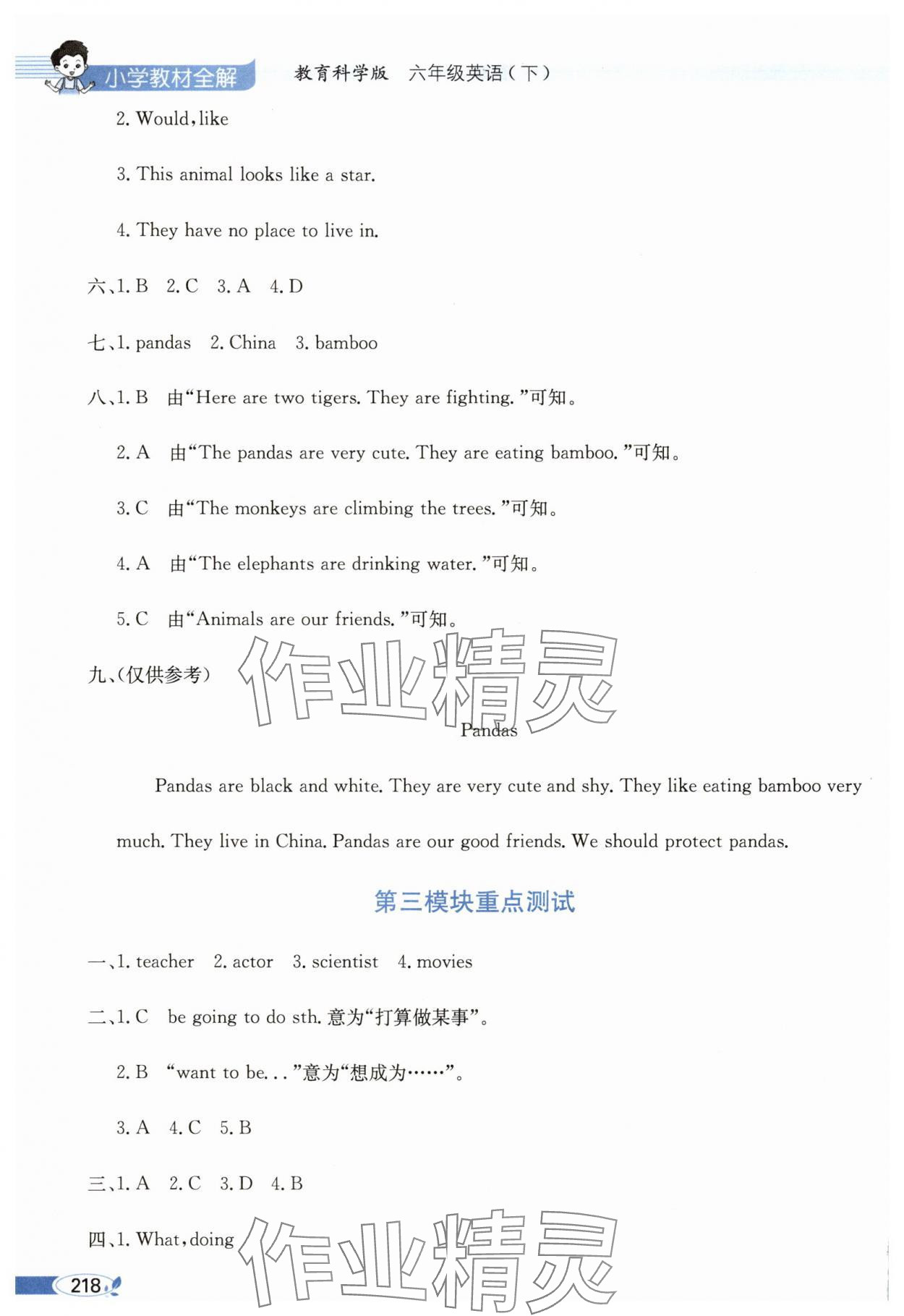 2025年教材全解六年級英語下冊教科版廣州專版 第3頁