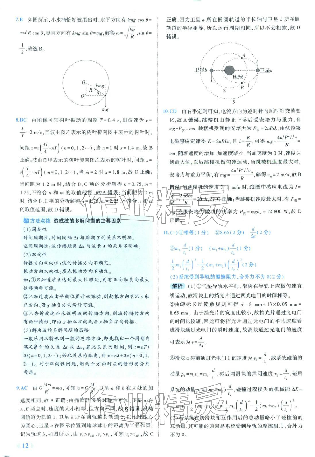 2025年53金卷优选卷汇编高中物理陕晋青宁专版&nbsp;第12页