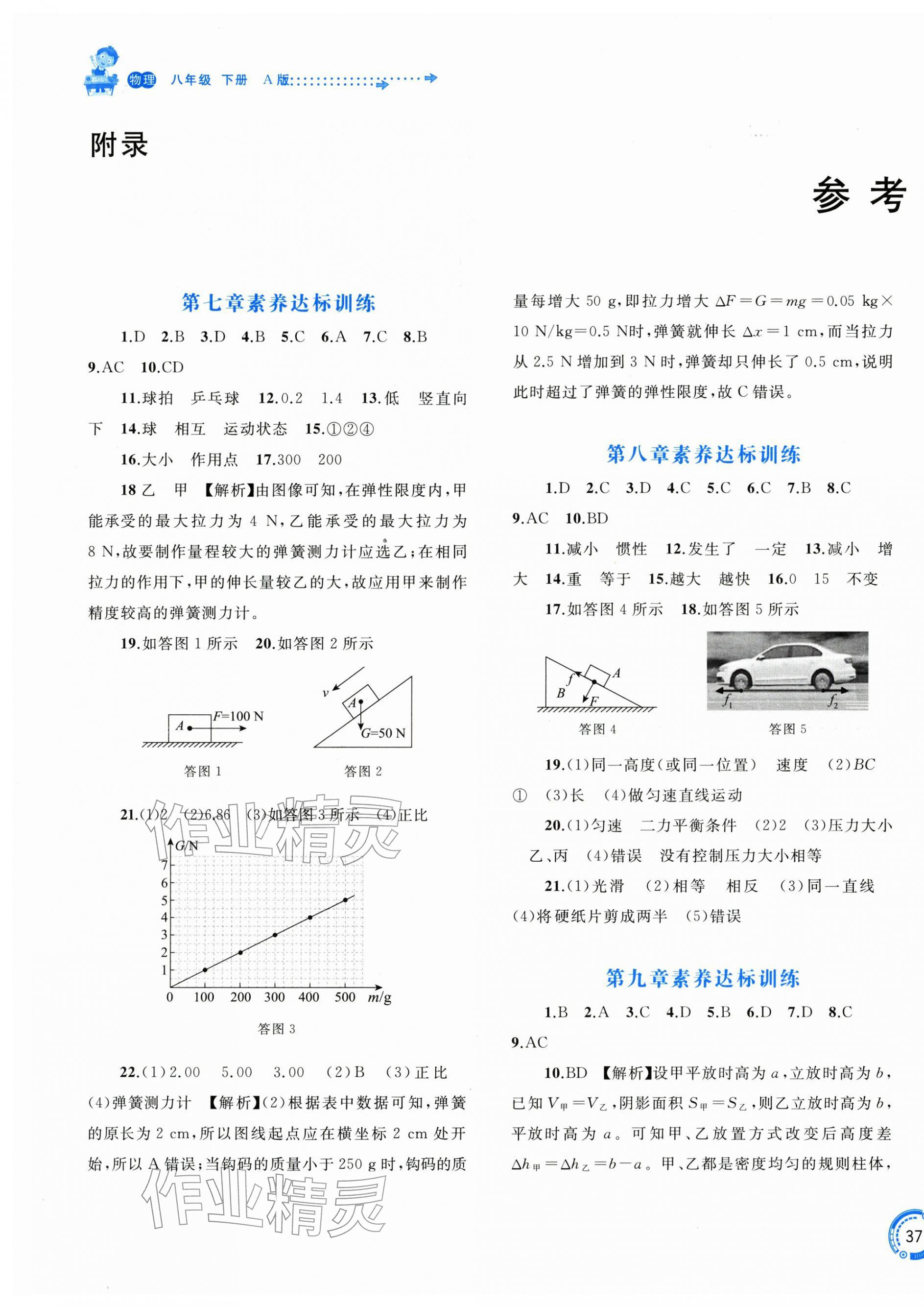 2026年新课程学习与测评单元双测八年级物理下册人教版&nbsp;第1页