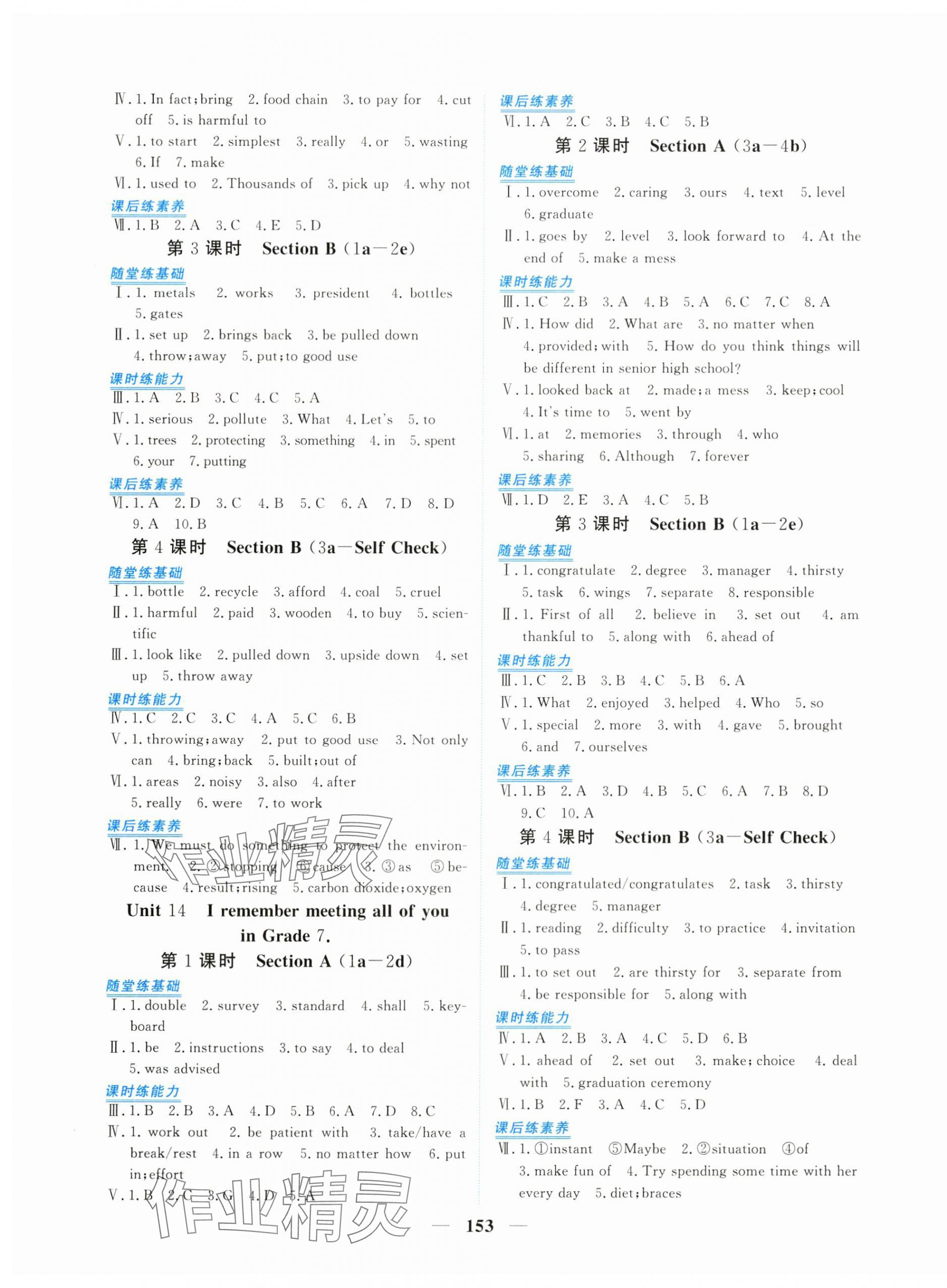 2025年新坐標同步練習九年級英語全一冊人教版青海專用&nbsp;第9頁