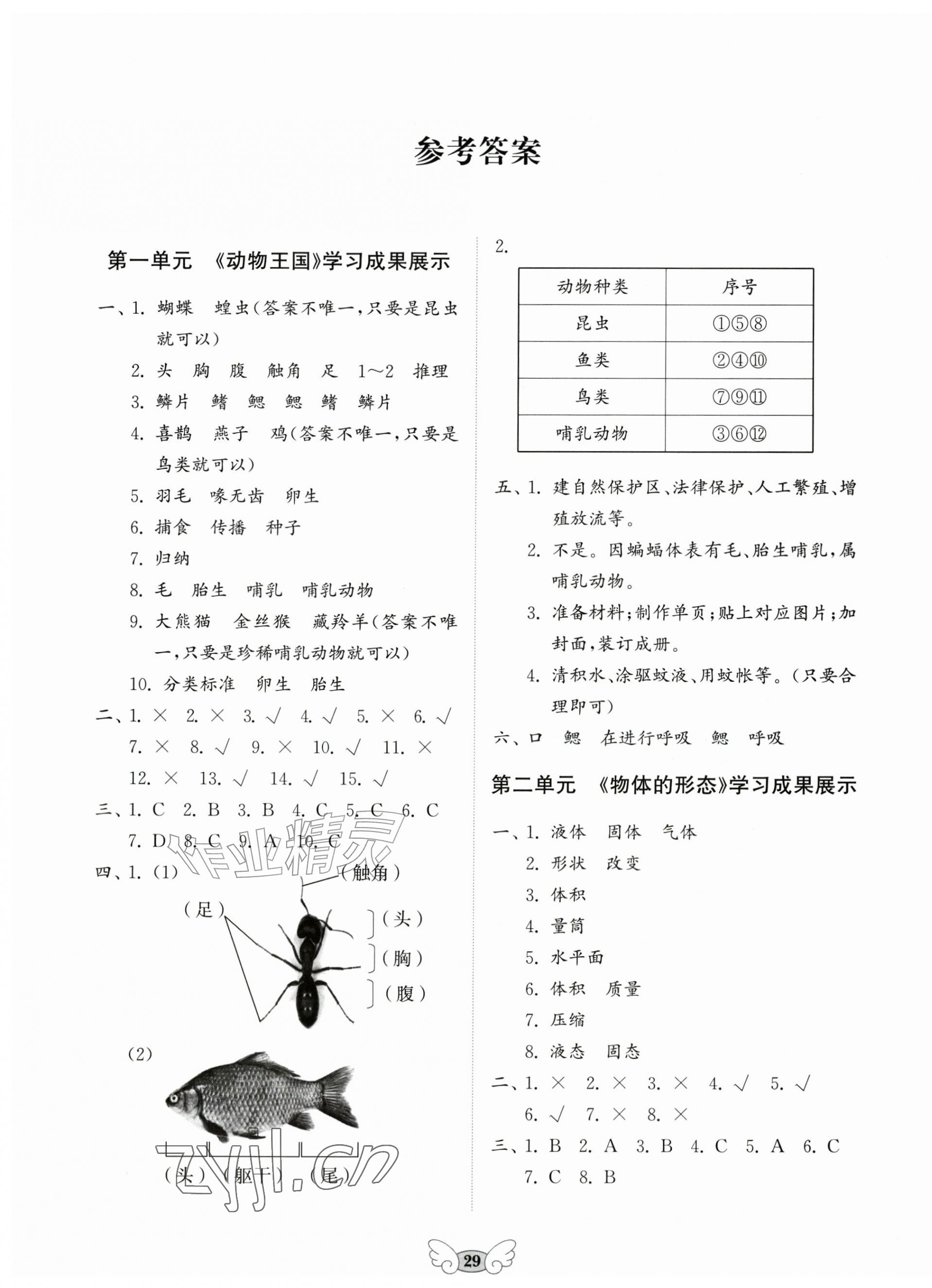 2026年小学能力素养评价与作业设计三年级科学上册教科版&nbsp;第1页