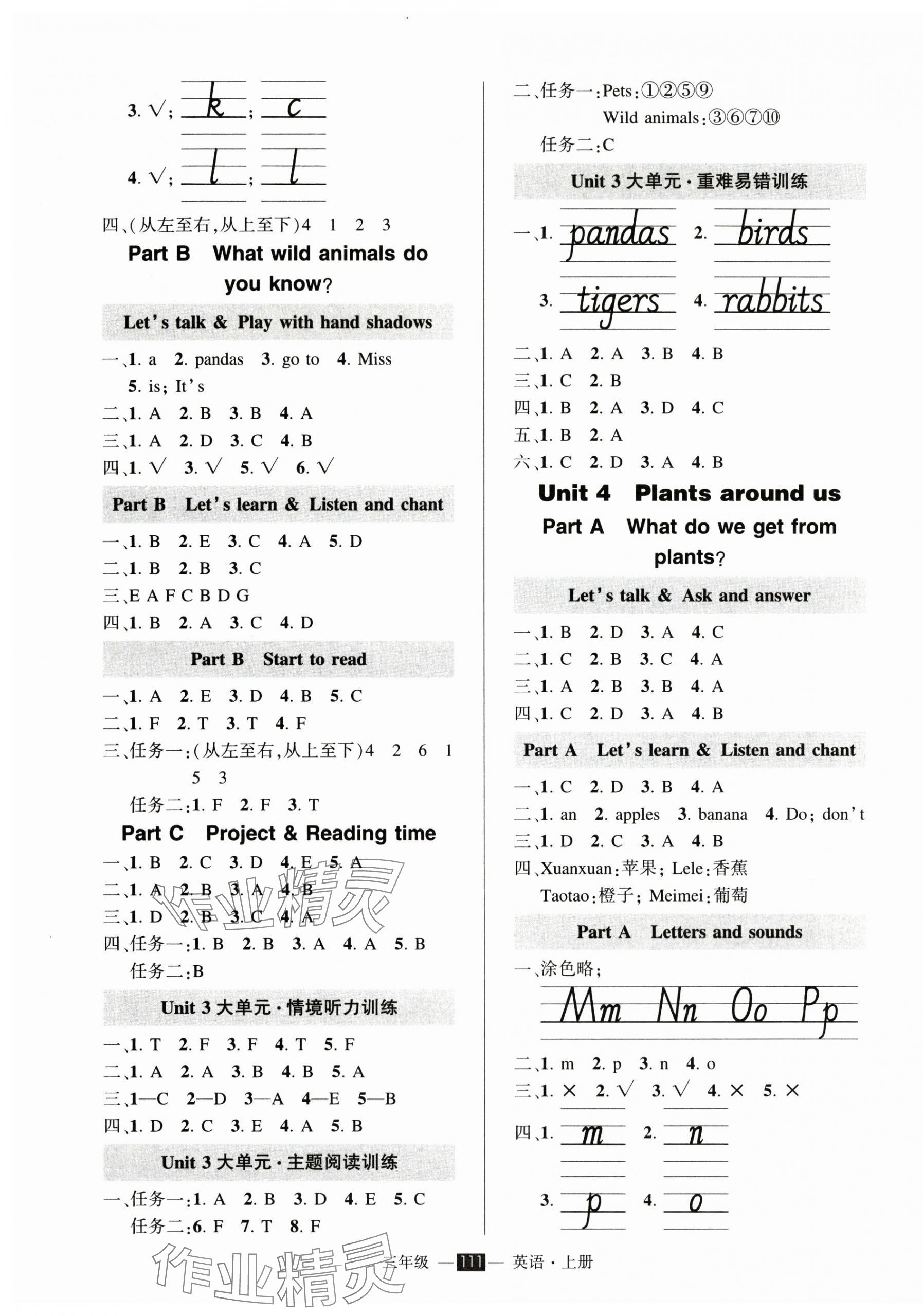 2025年狀元成才路創(chuàng)優(yōu)作業(yè)100分三年級英語上冊人教版 第3頁