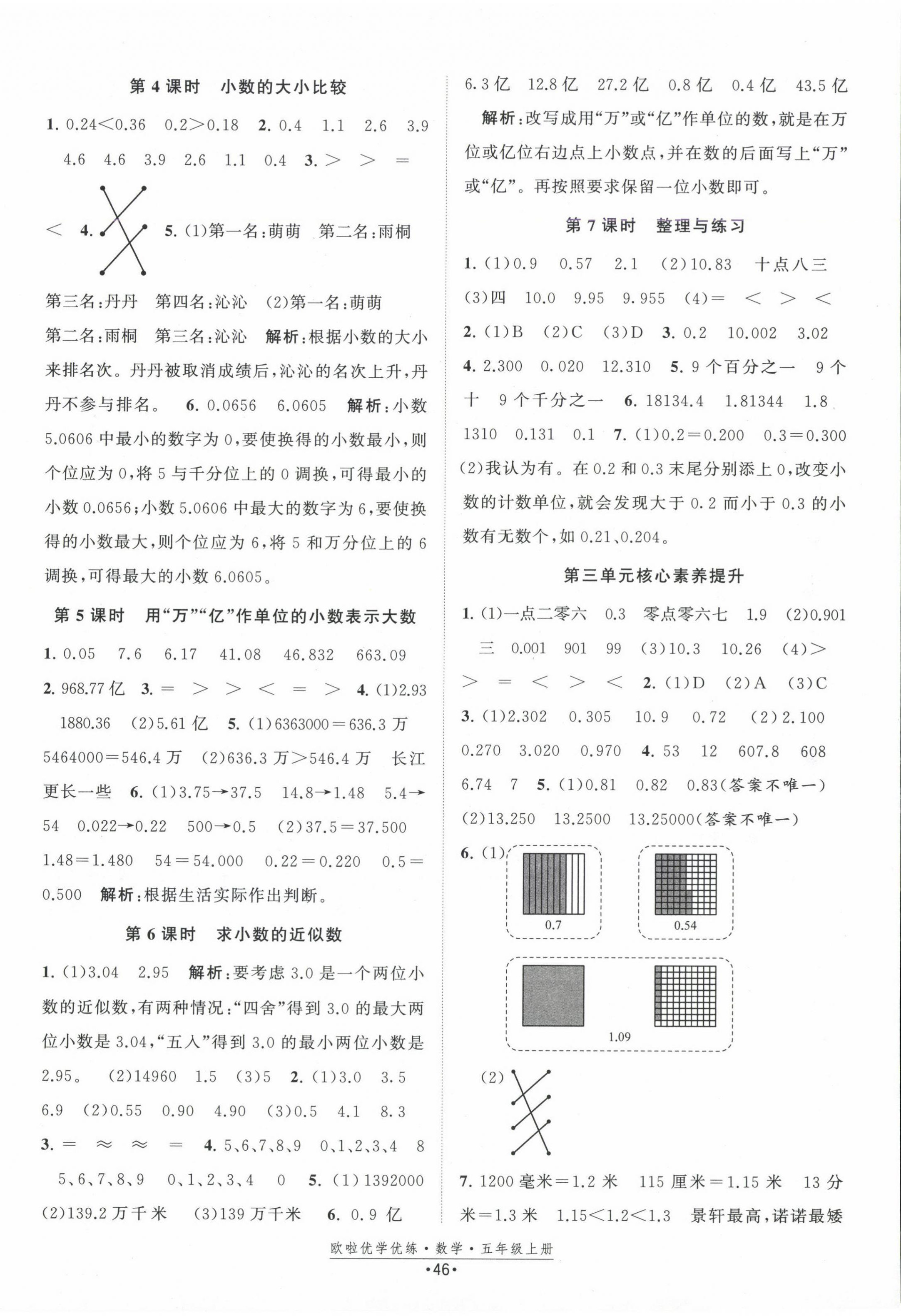 2024年歐啦優(yōu)學(xué)優(yōu)練五年級數(shù)學(xué)上冊蘇教版 第6頁