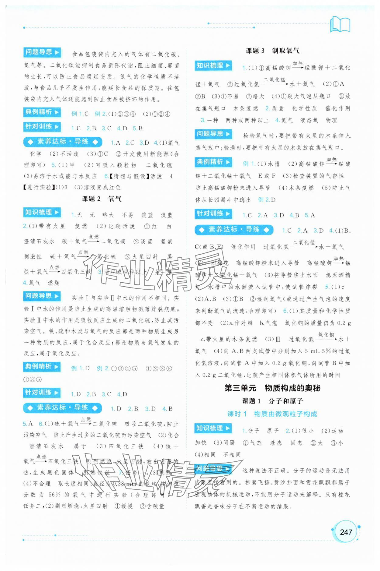 2025年新课程学习与测评同步学习九年级化学全一册人教版 第3页