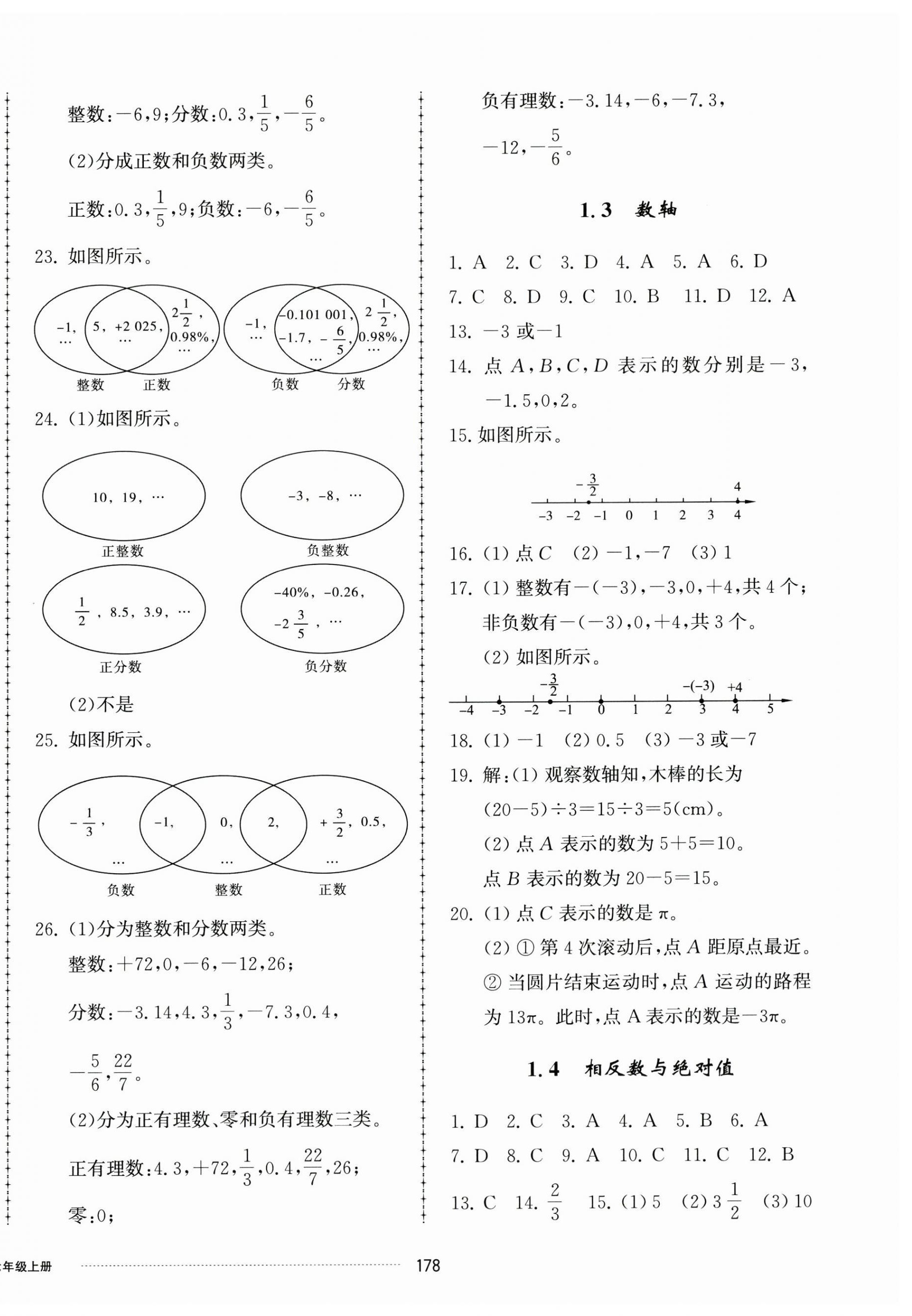 2024年同步練習(xí)冊(cè)配套單元檢測(cè)卷七年級(jí)數(shù)學(xué)上冊(cè)青島版 第2頁