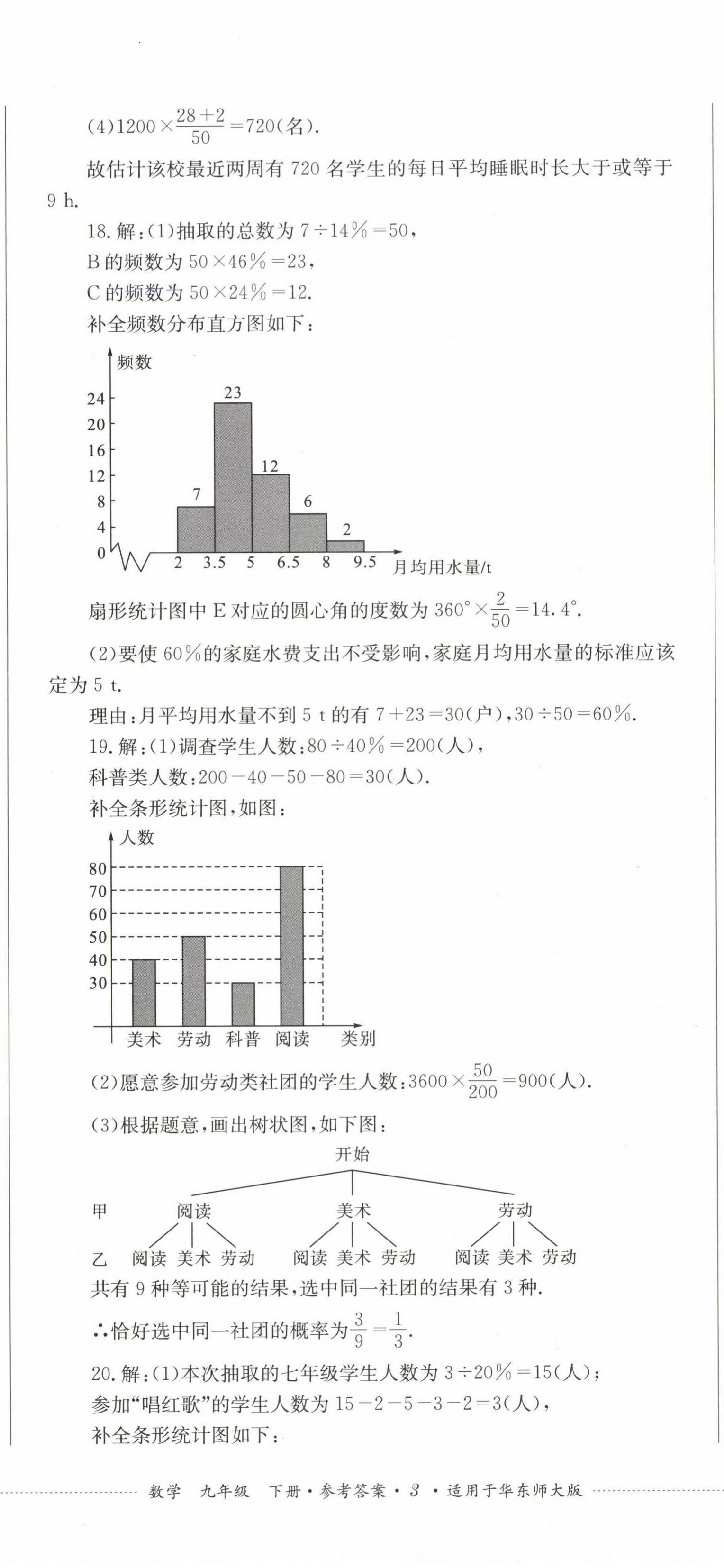 2025年學情點評四川教育出版社九年級數學下冊華師大版 第8頁