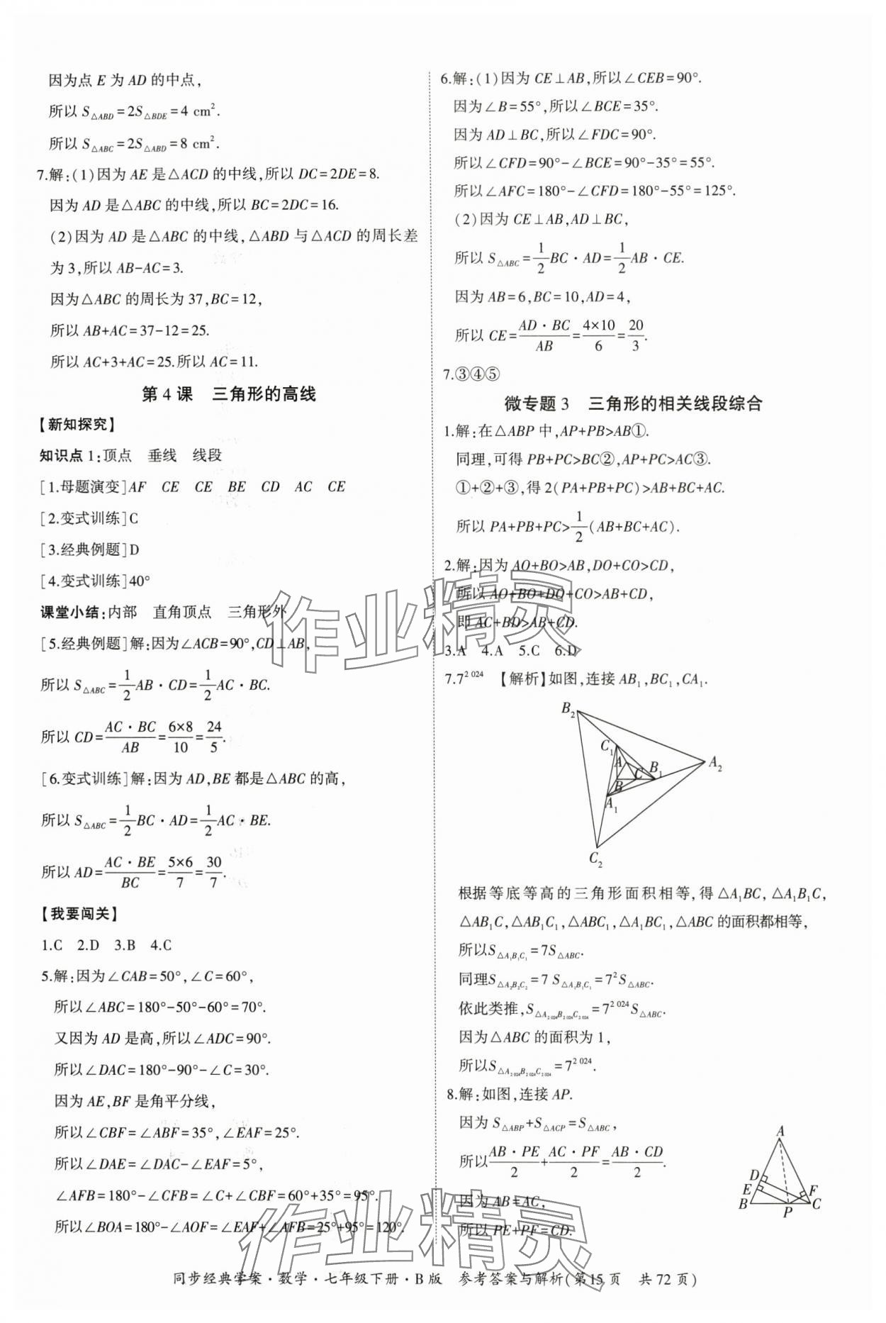 2024年同步經(jīng)典學(xué)案七年級(jí)數(shù)學(xué)下冊(cè)北師大版 第15頁(yè)