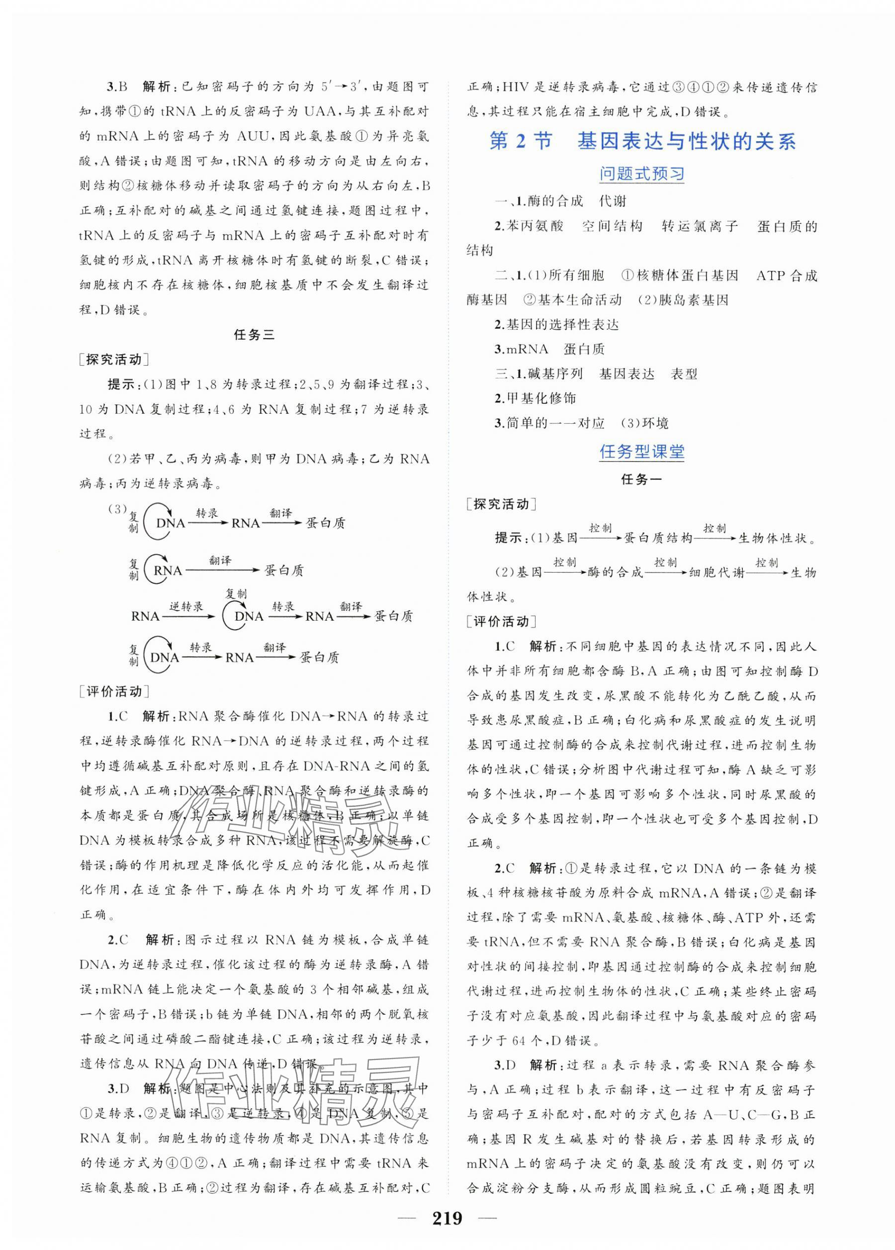 2024年點金訓(xùn)練精講巧練高中生物必修2人教版 第15頁