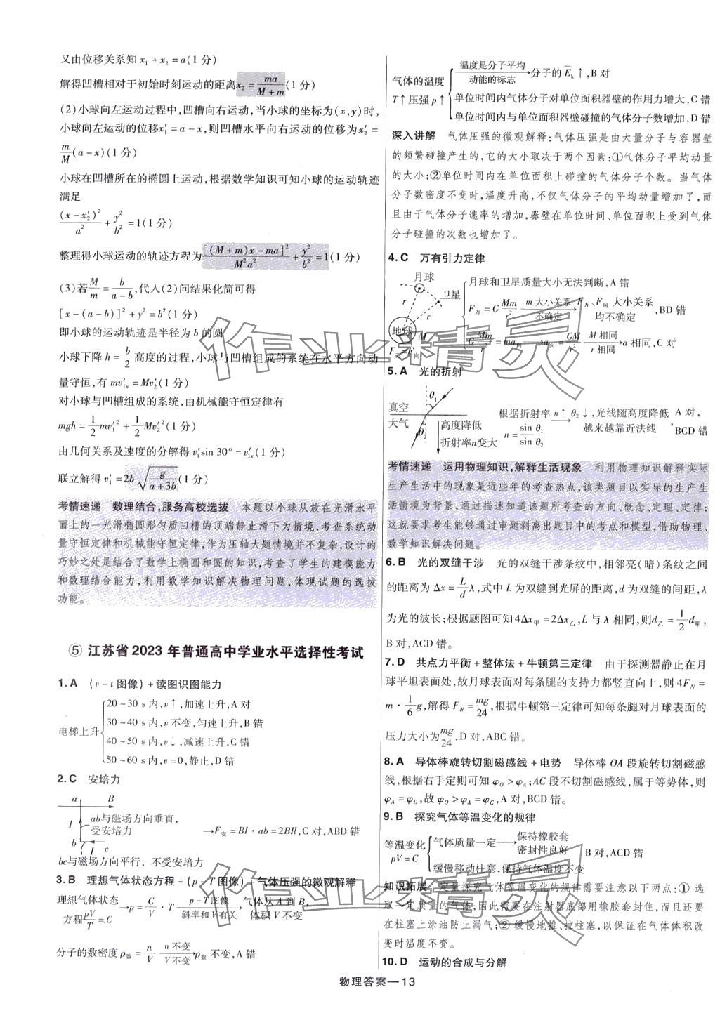 2024年走進(jìn)名校5年高考真題匯編高中物理通用版 第13頁