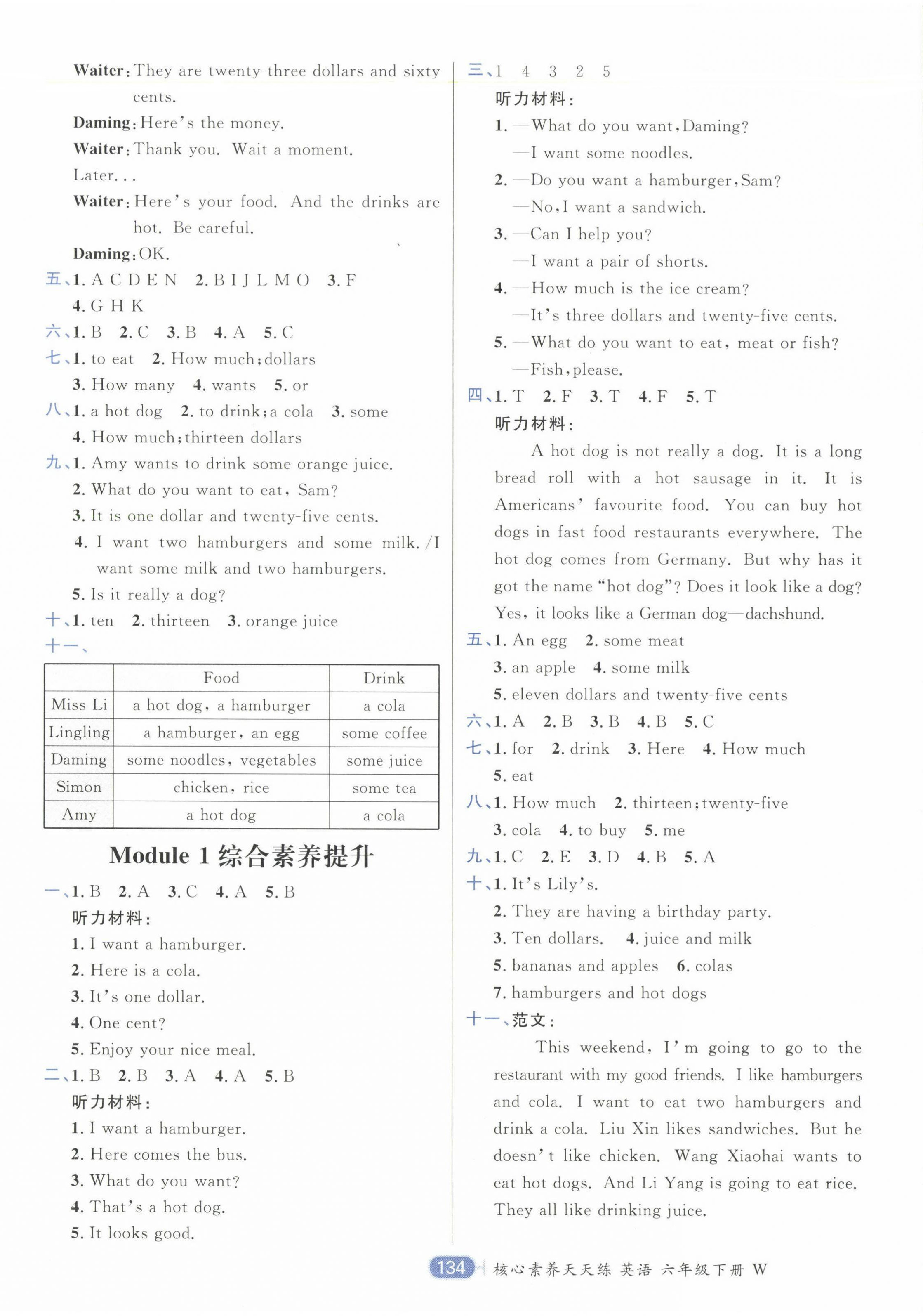 2025年核心素養天天練六年級英語下冊外研版 第2頁