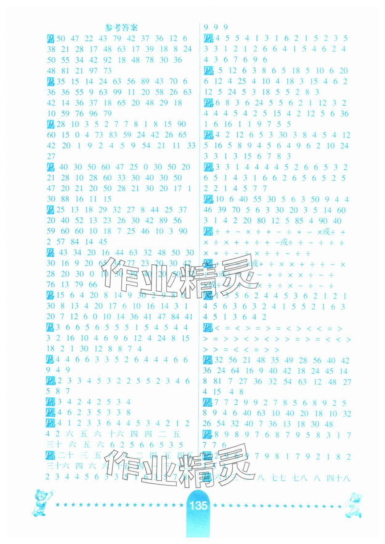 2025年口算题卡河北少年儿童出版社二年级数学下册人教版升级版 第1页