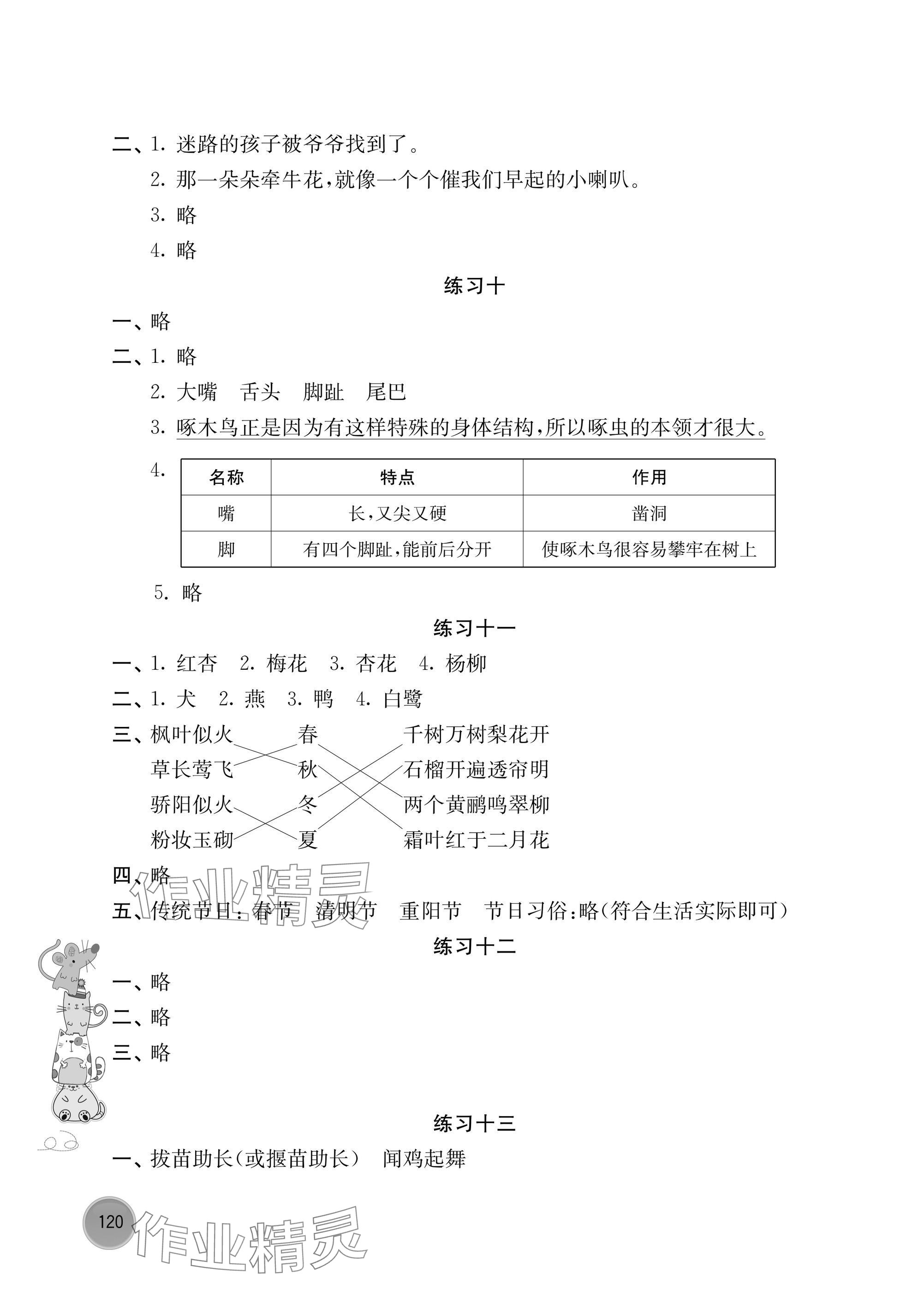 2025年開心暑假小學(xué)三年級(jí)優(yōu)化版譯林出版社 參考答案第4頁