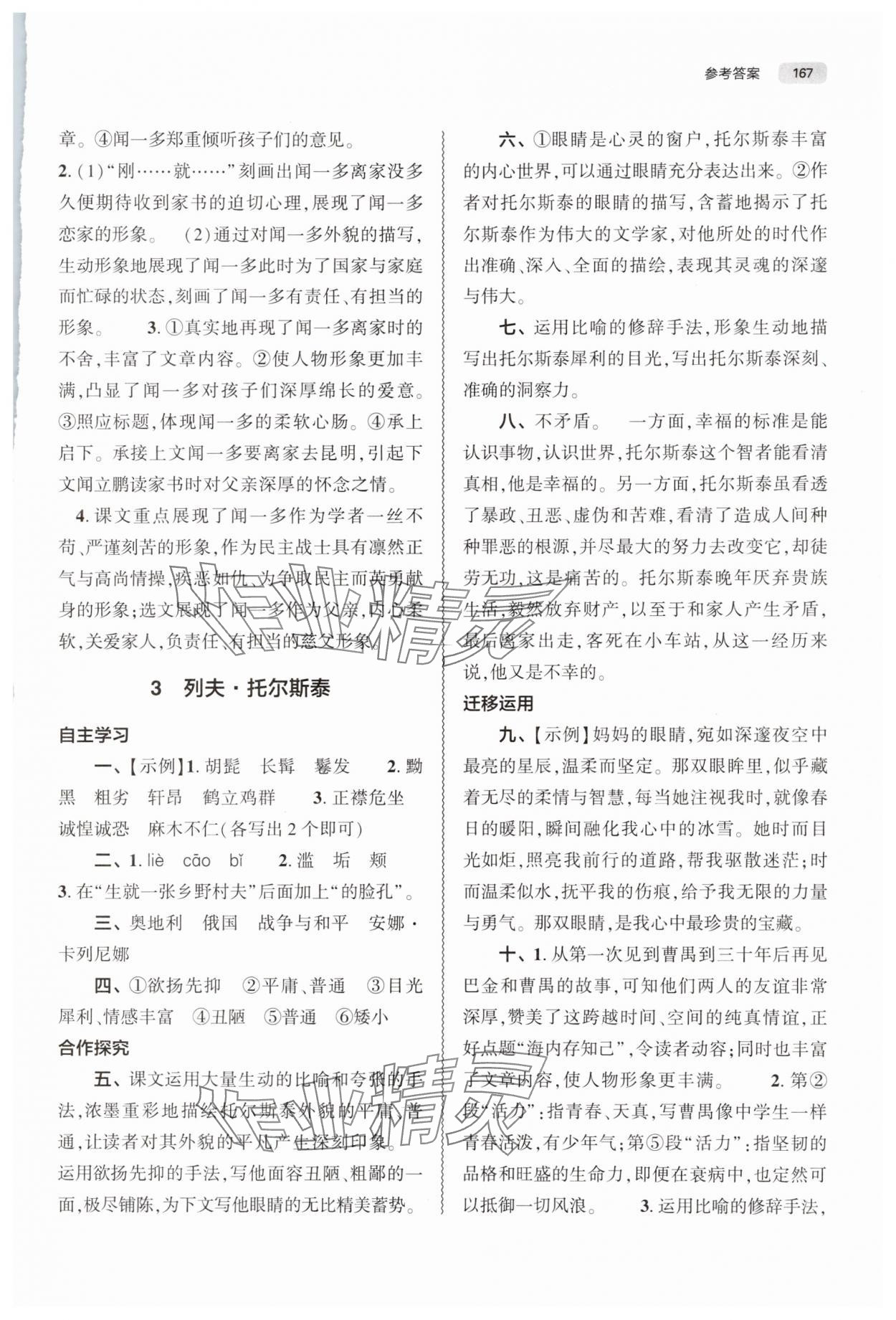 2025年同步練習冊大象出版社七年級語文下冊人教版 第3頁
