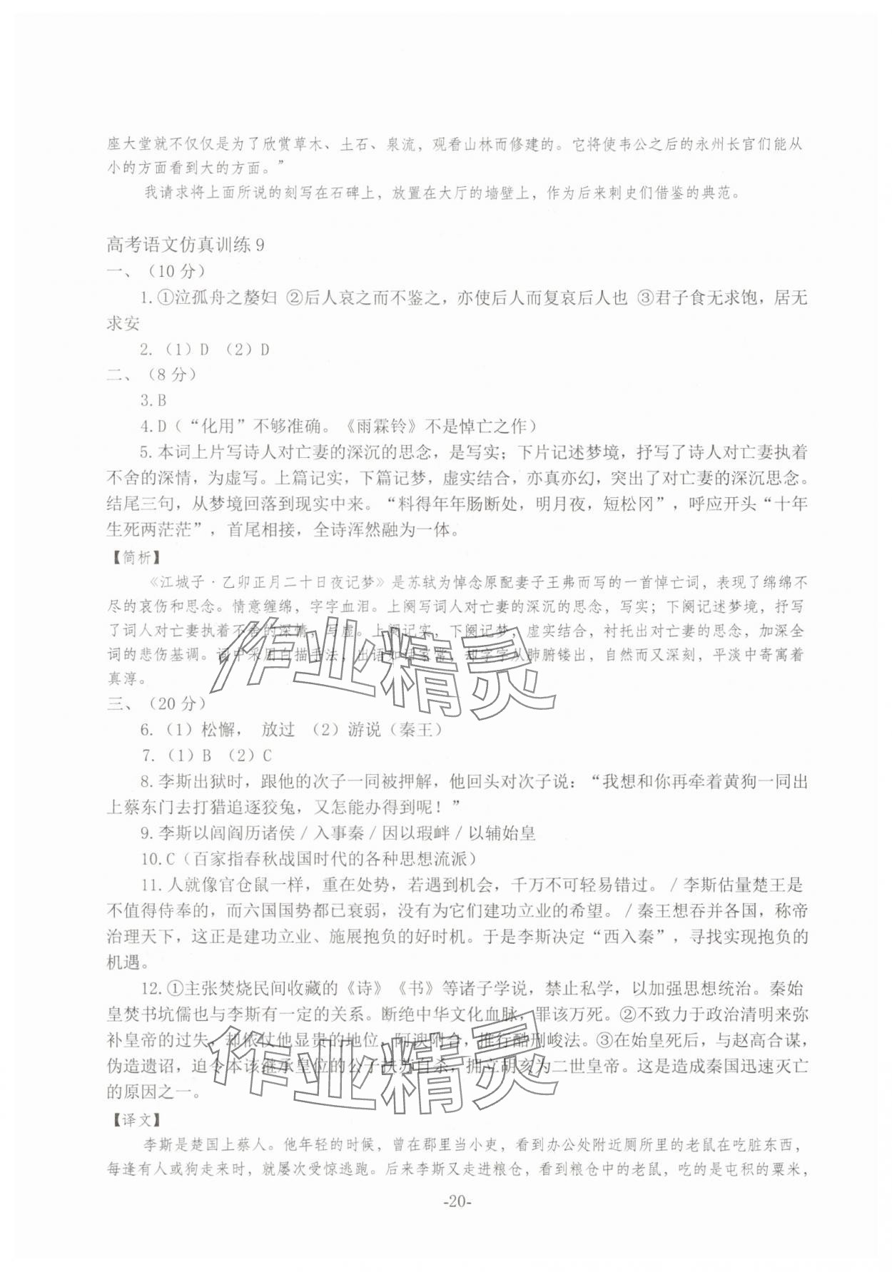 2025年高考語文仿真訓(xùn)練 第20頁