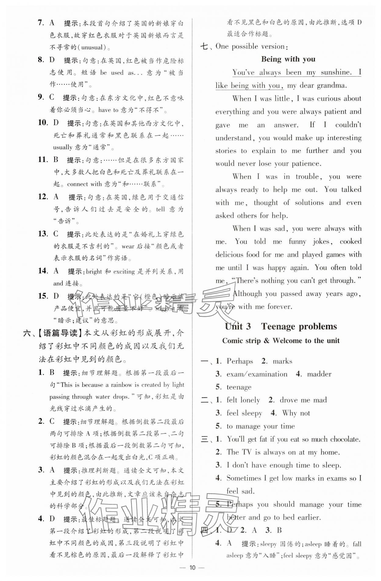 2025年小題狂做九年級英語上冊譯林版提優(yōu)版 第10頁