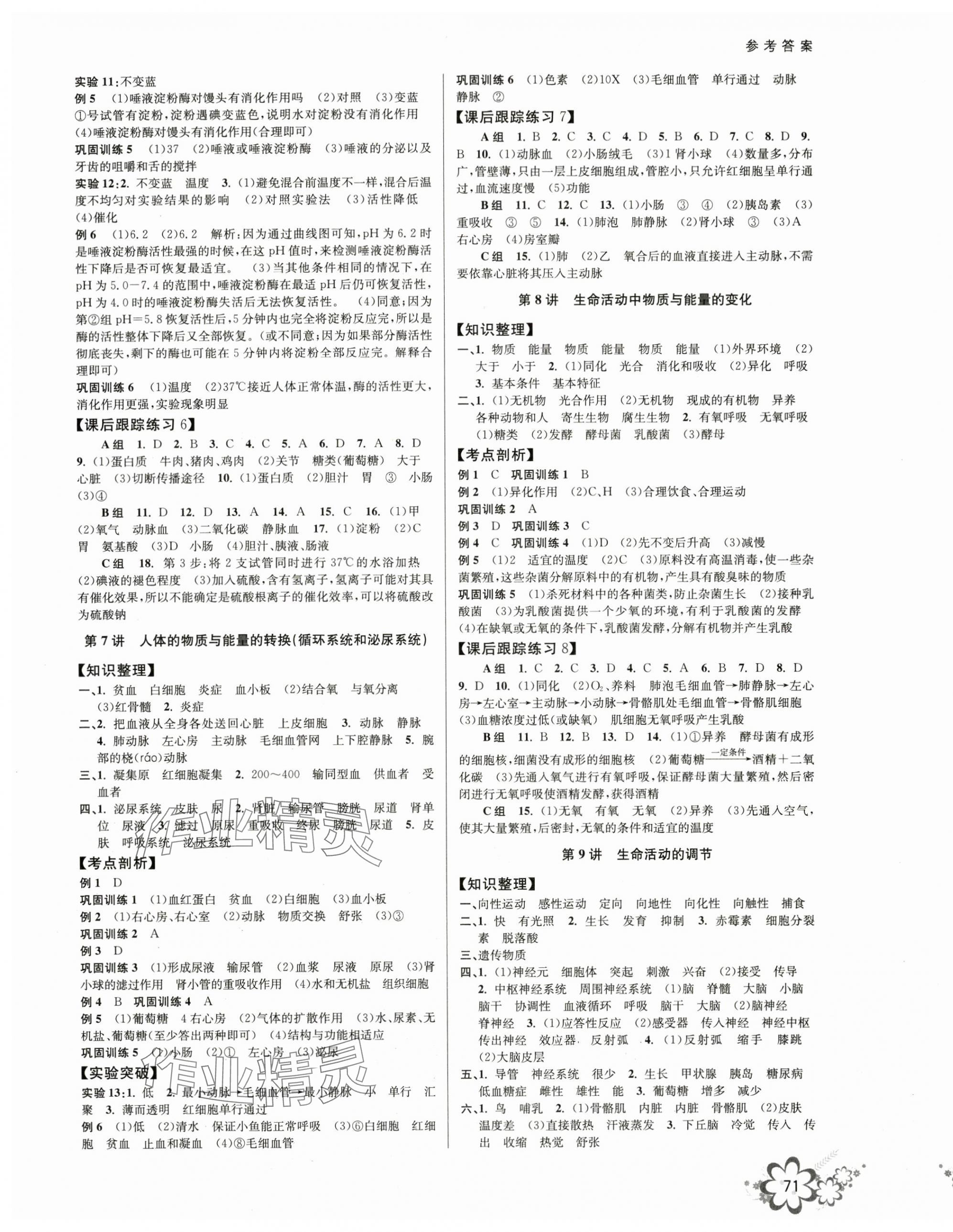 2025年初中新學案優(yōu)化與提高科學中考總復習 第3頁