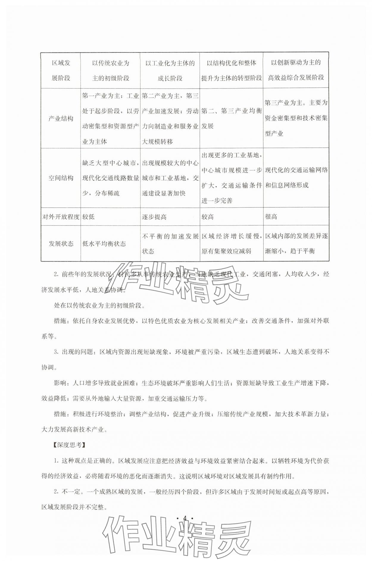 2024年同步練習(xí)冊湖南少年兒童出版社高中地理選擇性必修2湘教版 第4頁