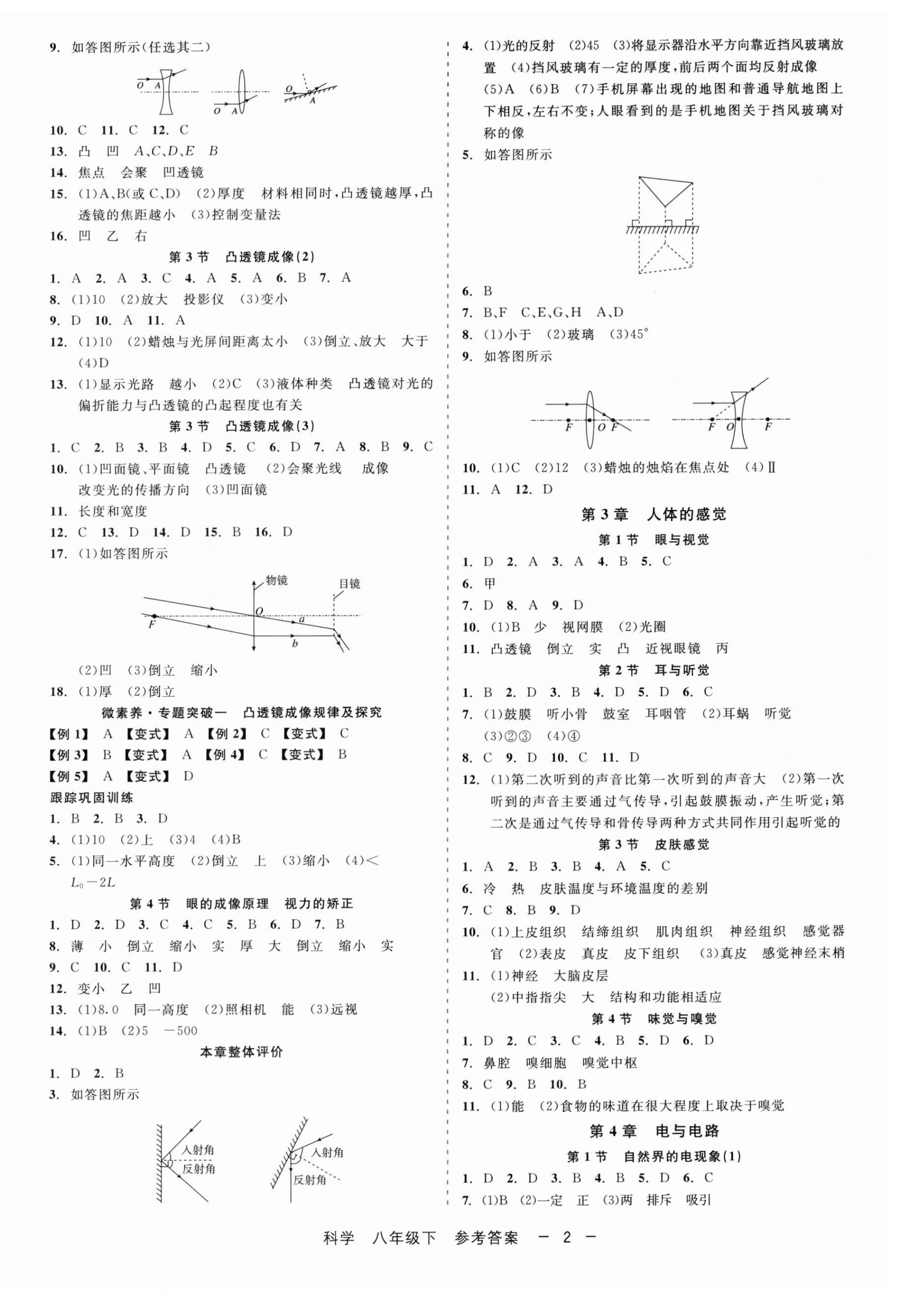 2025年精彩練習(xí)就練這一本八年級科學(xué)下冊華師大版 第2頁