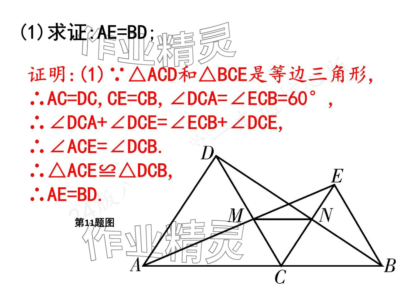 2025年一本通武漢出版社八年級數(shù)學(xué)下冊北師大版核心板 參考答案第30頁