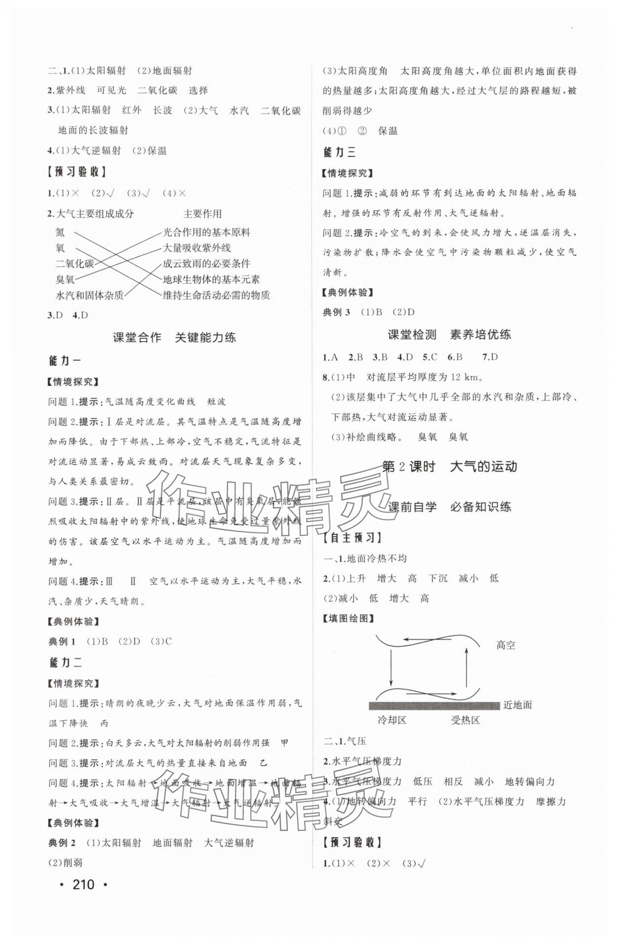 2025年同步練習冊山東人民出版社高中地理必修第一冊魯教版A 參考答案第4頁