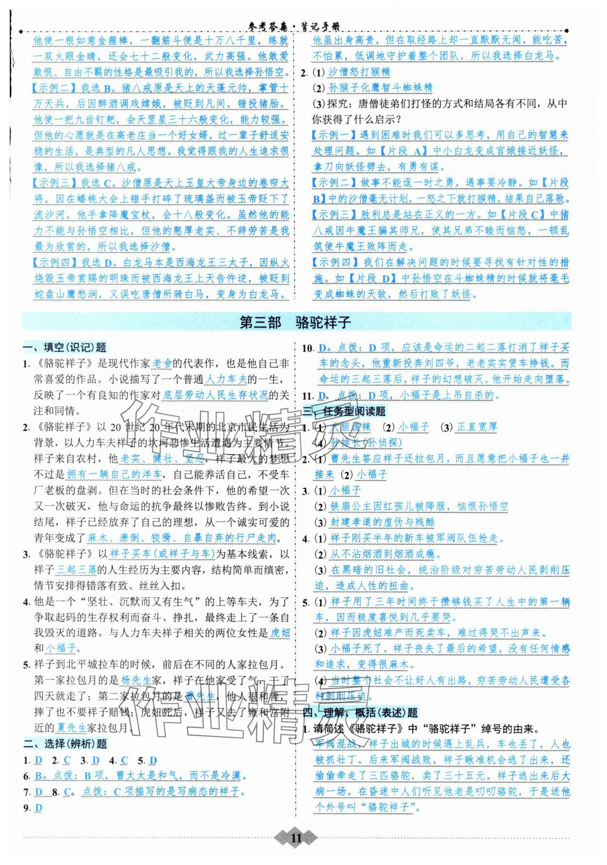 2024年廣東達(dá)標(biāo)學(xué)案名著解讀一點(diǎn)通部編版 第11頁(yè)