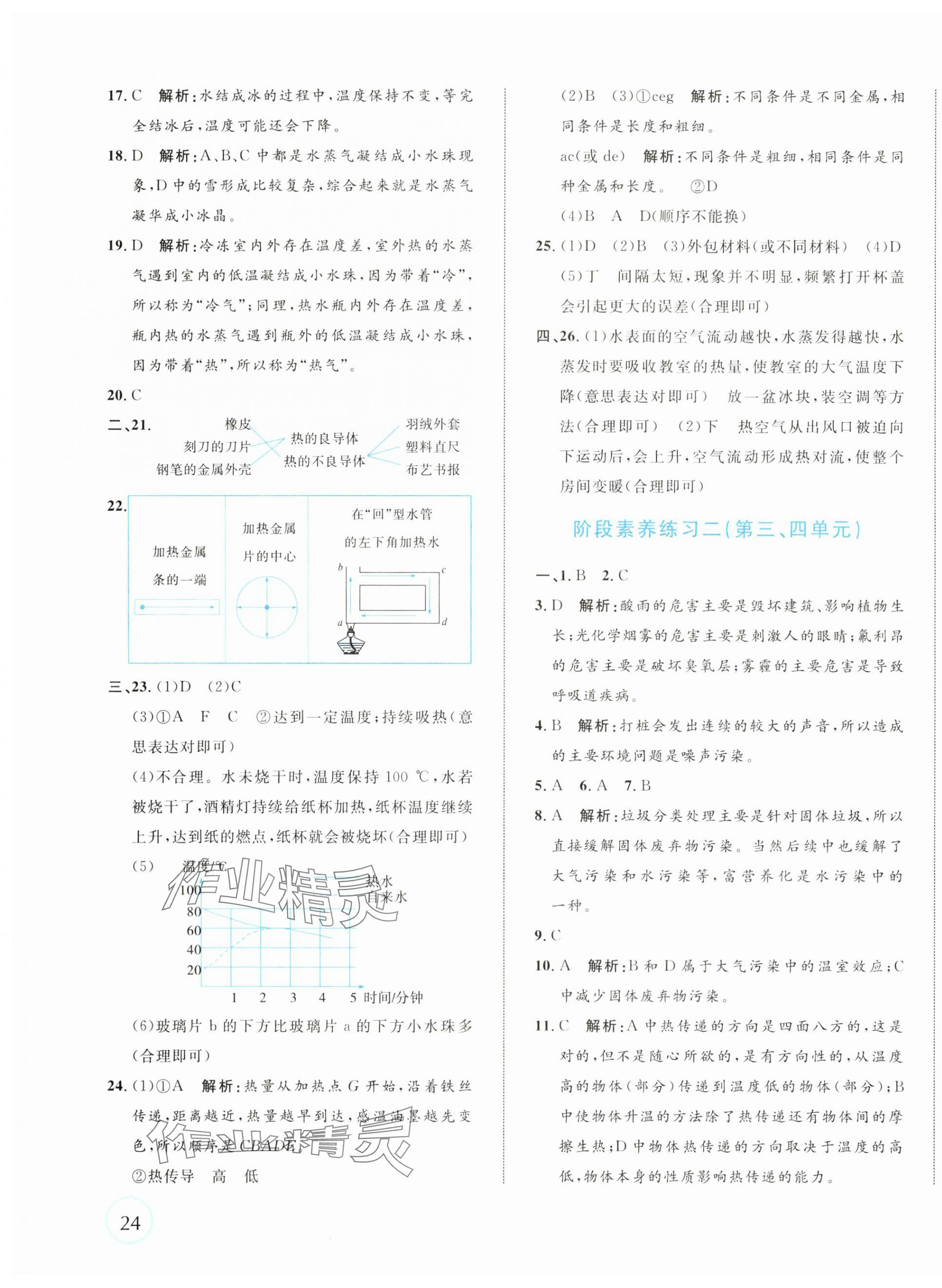 2025年浙點通提優卷五年級科學下冊教科版 參考答案第4頁