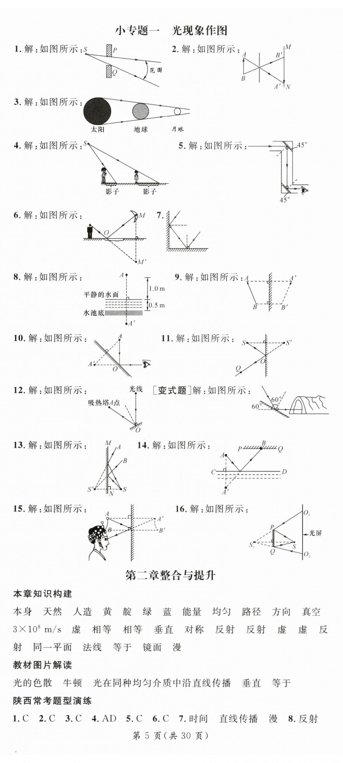 2025年名師測控八年級物理上冊蘇科版陜西專版 第5頁