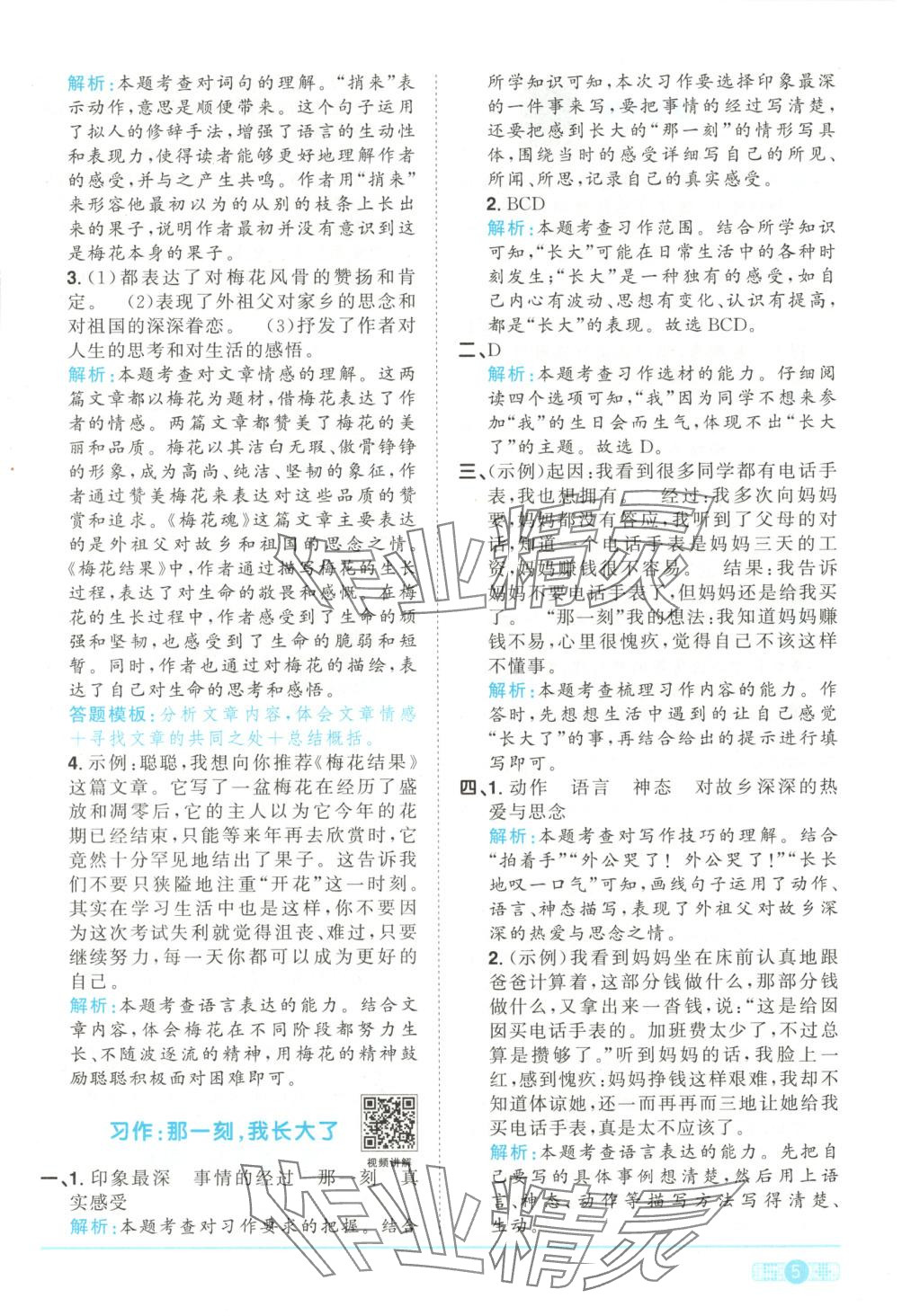 2025年陽光同學課時全優(yōu)訓練五年級語文下冊人教版 第5頁