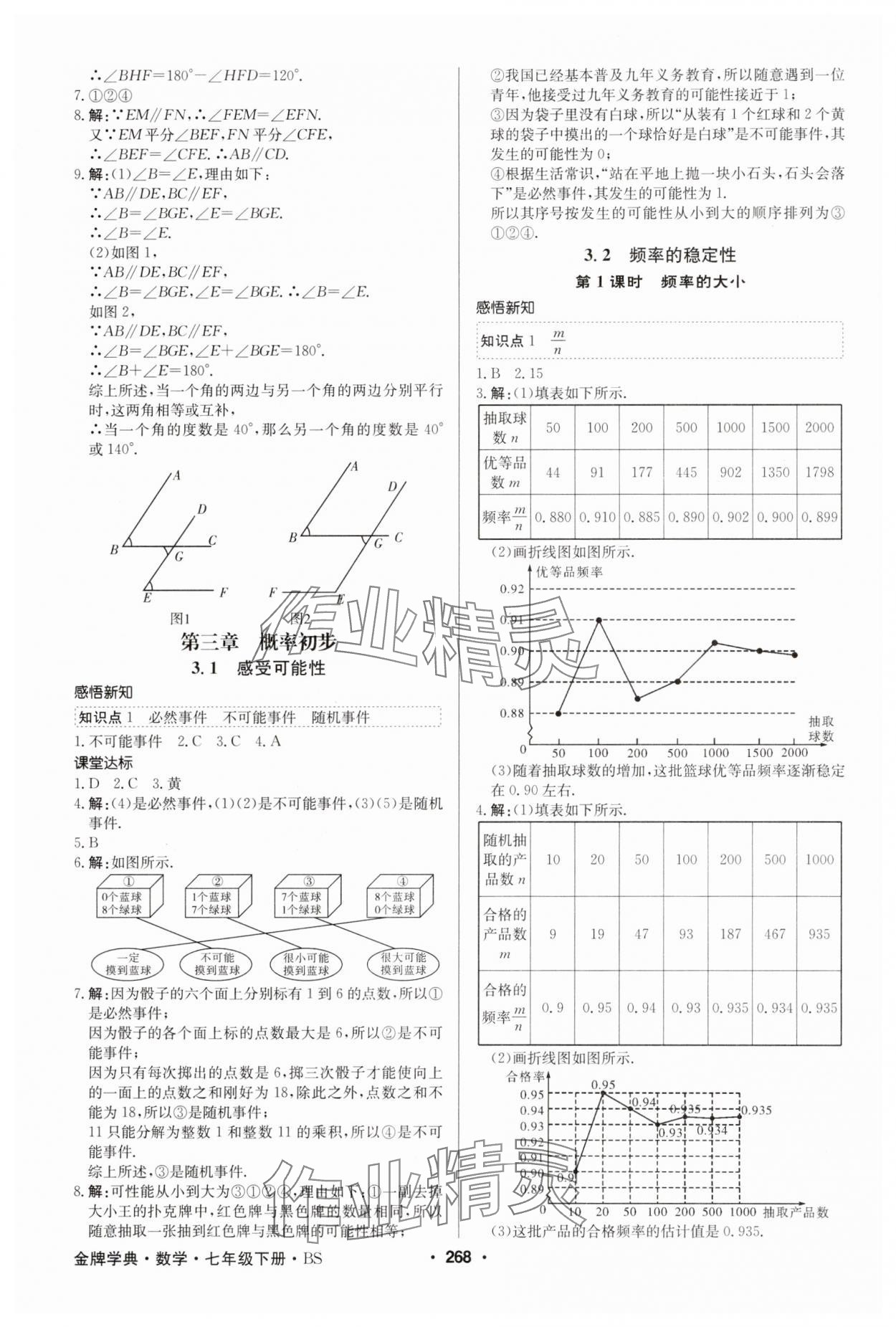 2025年金牌學典七年級數學下冊北師大版 第10頁