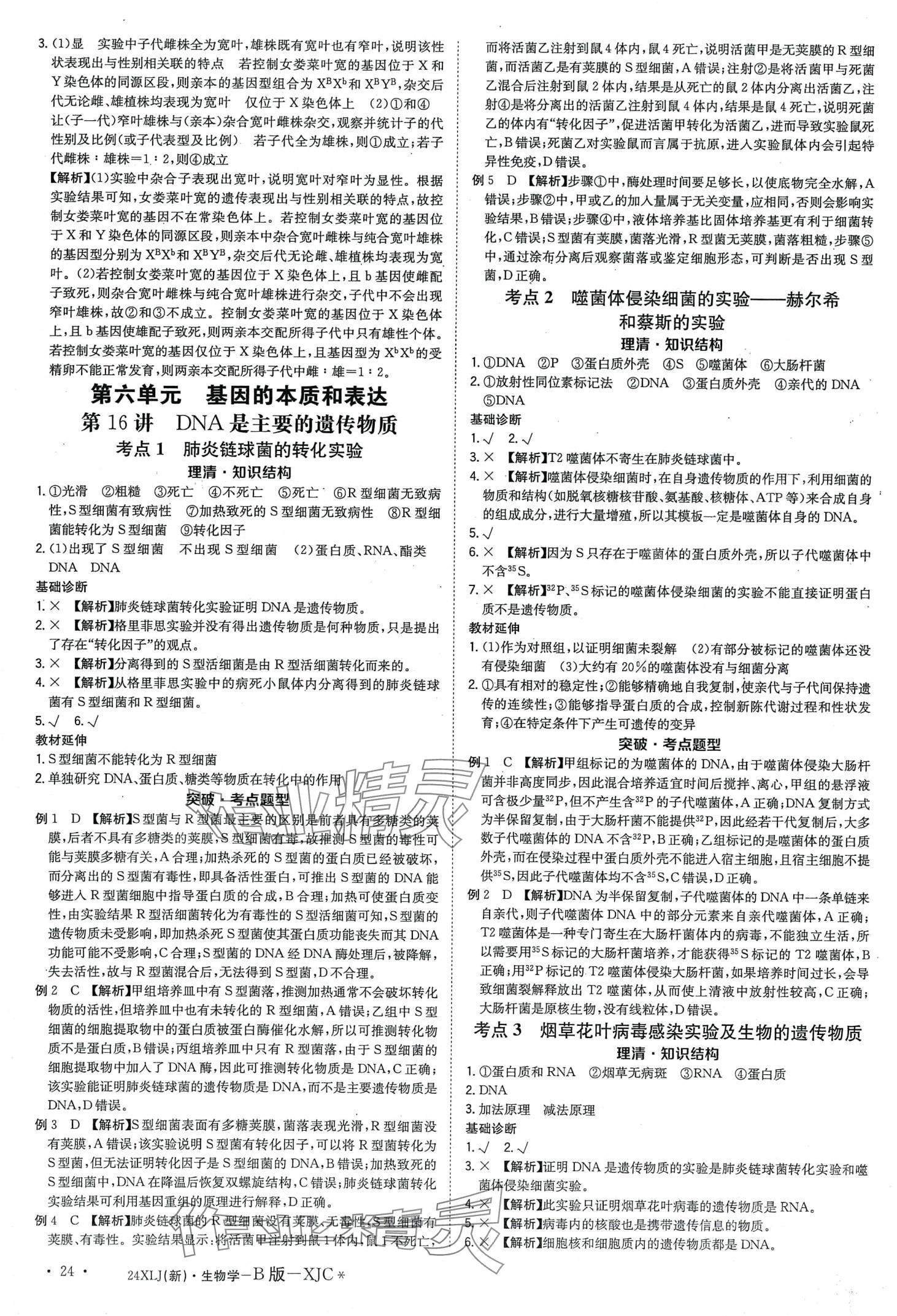 2024年新亮劍高考總復(fù)習(xí)高中生物學(xué) 第26頁(yè)