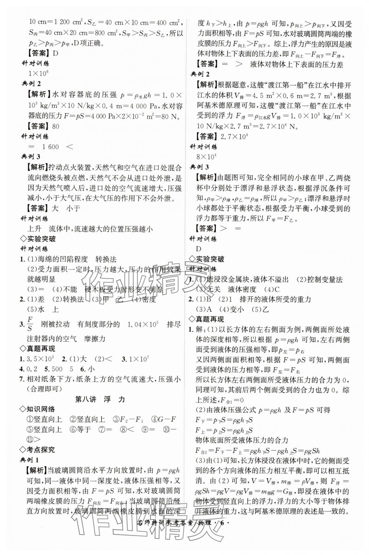 2025年名師特訓物理安徽專版 第6頁